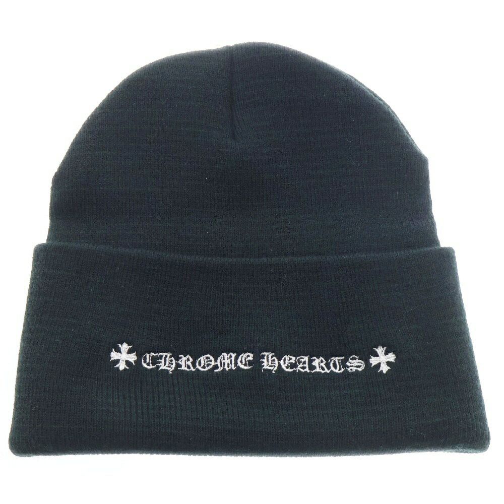 帽子 hrome hearts watch cap logo beanie Brand New Chrome Hearts CH Logo Beanie Watch Cap | eBay