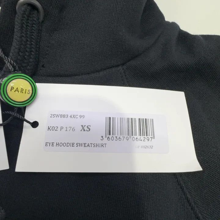 Kenzo Kenzo Eye Print Black Hoodie 0079 Size XS / US 0-2 / IT 36-38 - 5 Thumbnail