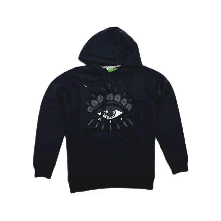 Kenzo KENZO Eye Print Hooded Sweatshirt for Women 0079 Size XS / US 0-2 / IT 36-38 - 2 Thumbnail