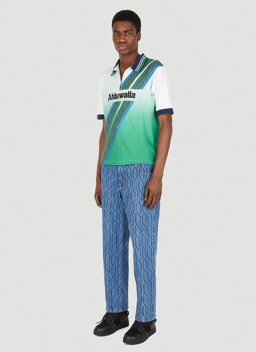 Ahluwalia Short Sleeve Football Polo Size US S / EU 44-46 / 1 - 2 Thumbnail