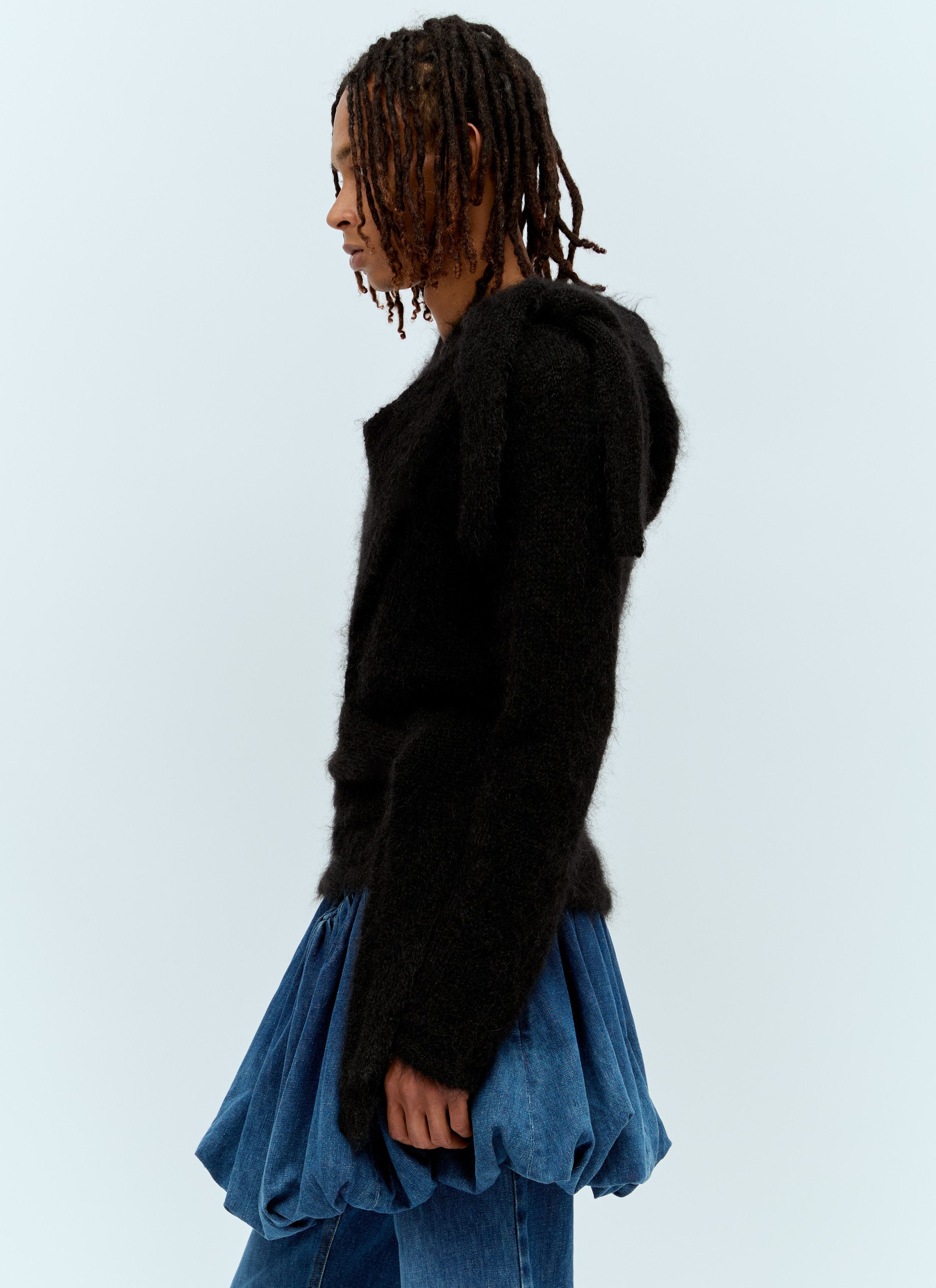 Aaron Esh Mohair Tied Hooded Sweater Size US XL / EU 56 / 4 - 6 Thumbnail