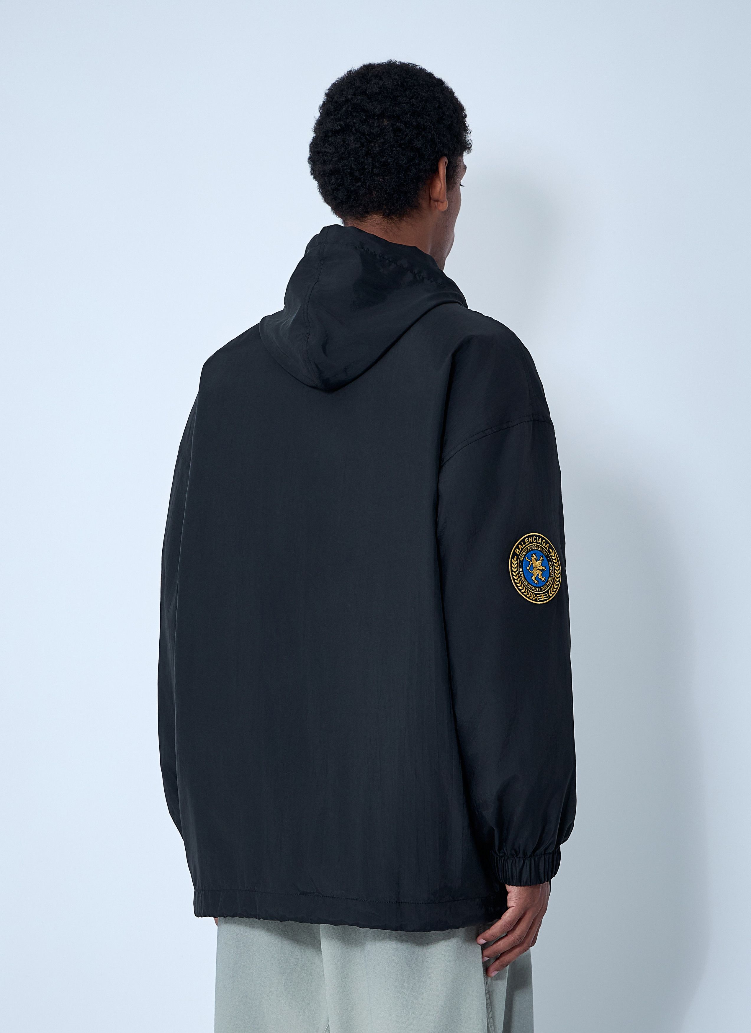 Balenciaga Logo Motif Windbreaker Jacket Size US L / EU 52-54 / 3 - 4 Thumbnail