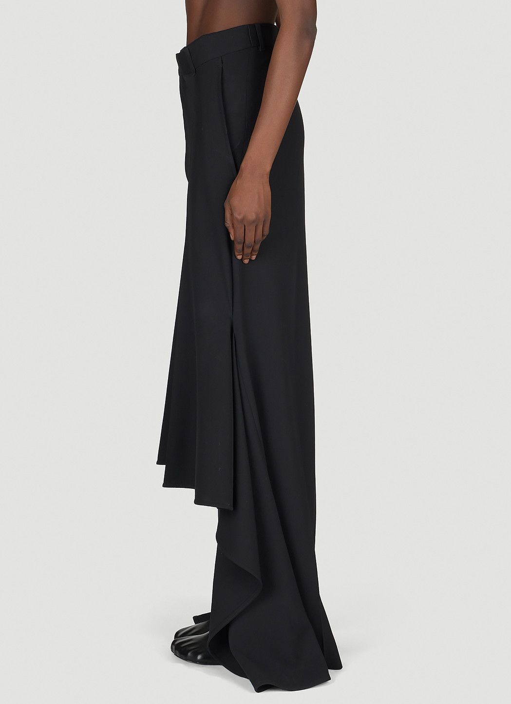 Balenciaga Godet Draped Skirt Size 34" / US 12 / IT 48 - 2 Thumbnail