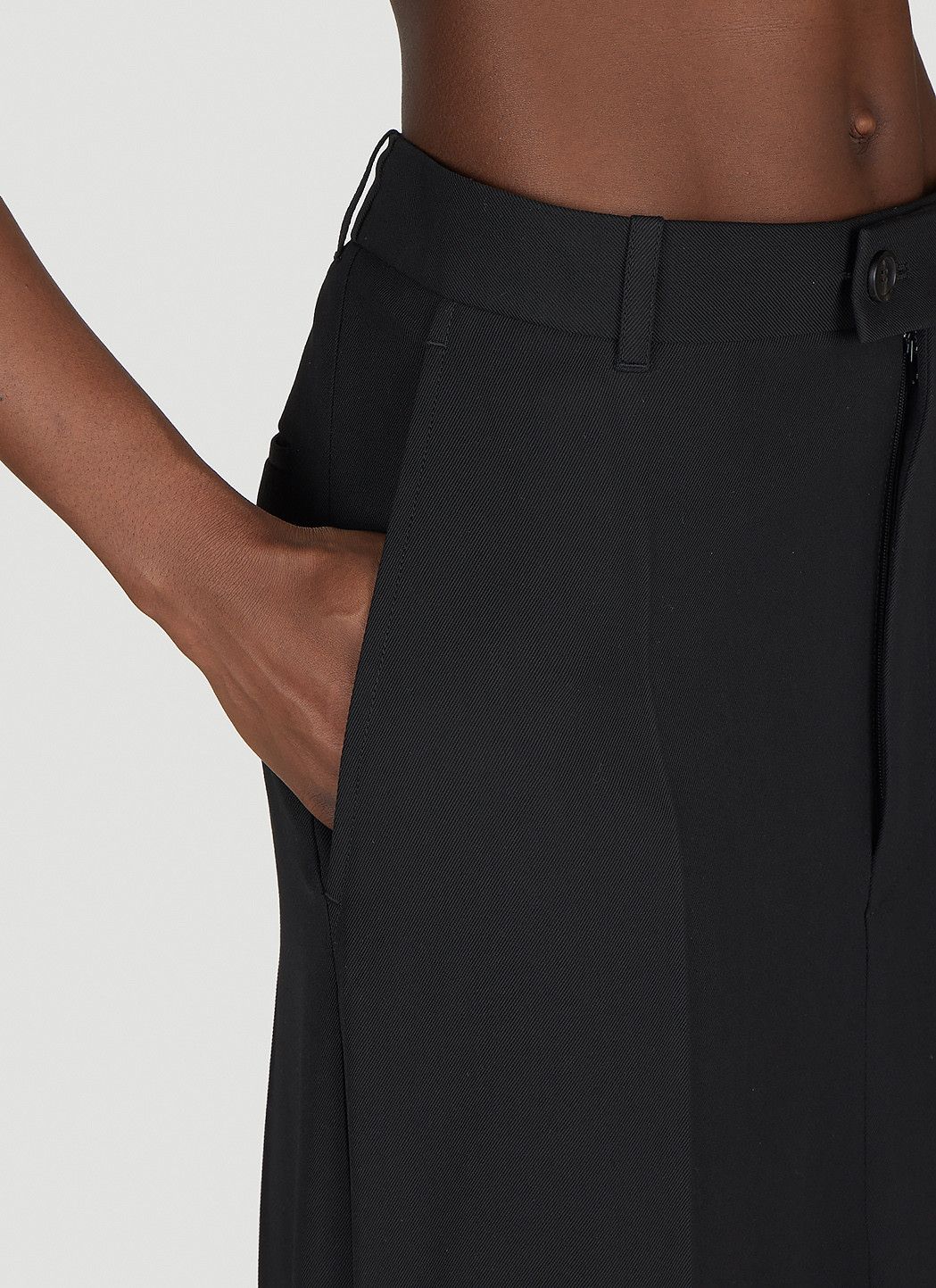 Balenciaga Godet Draped Skirt Size 34" / US 12 / IT 48 - 5 Thumbnail