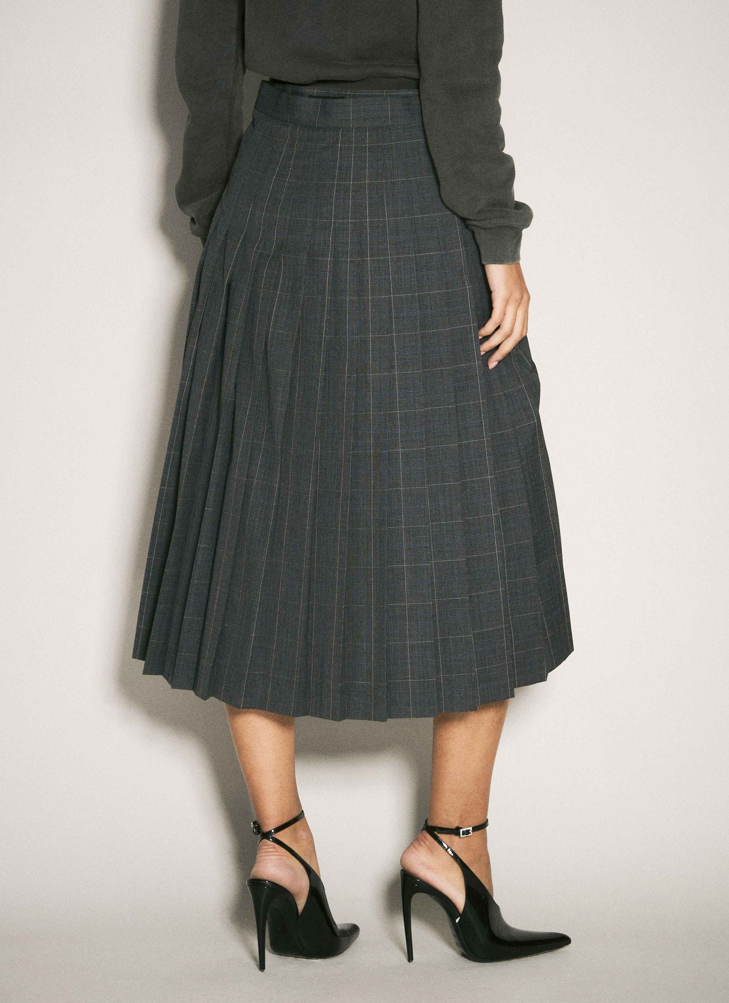 Balenciaga Taped Double Skirt Size 27" / US 4 / IT 40 - 6 Thumbnail