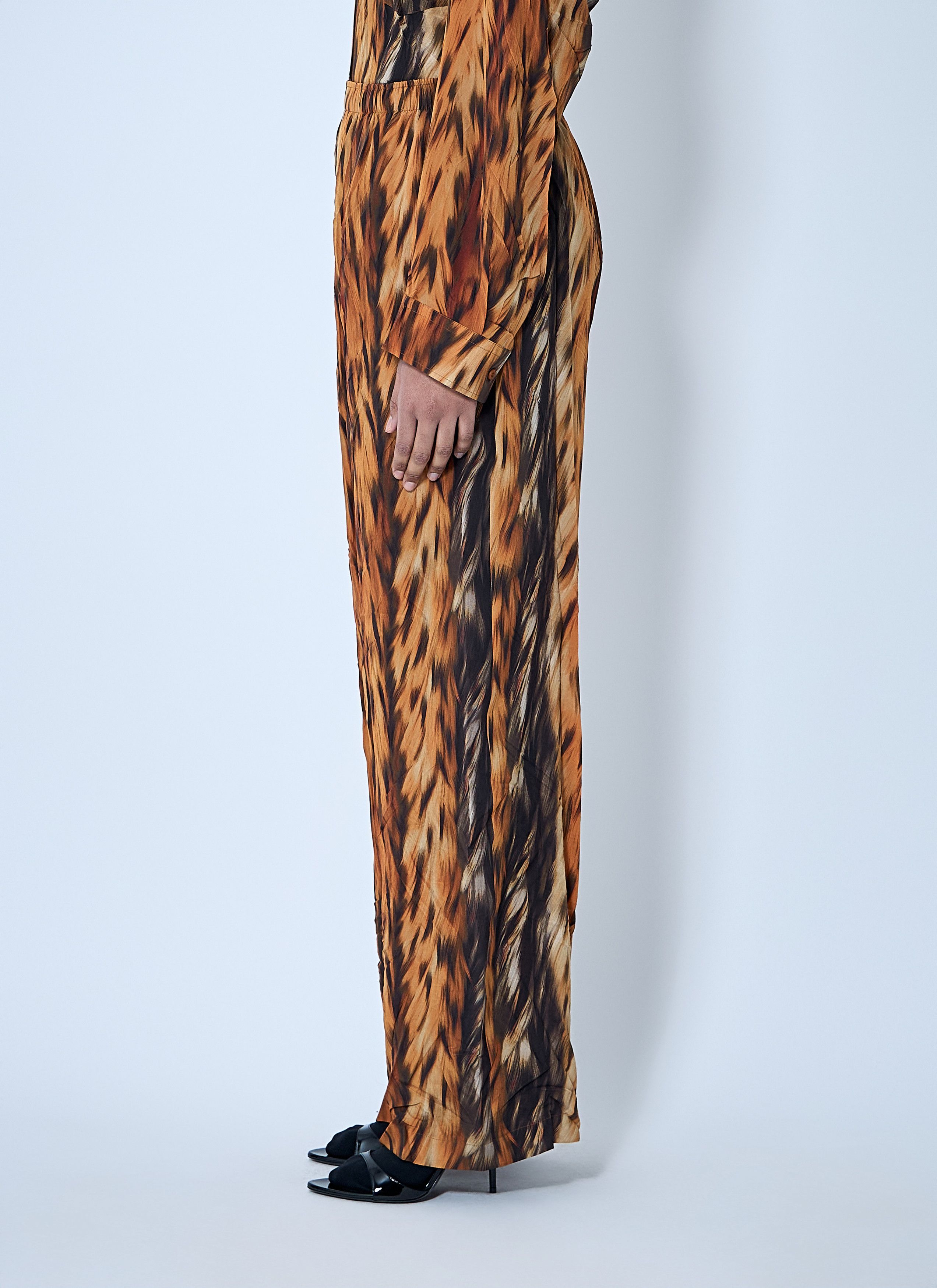 Balenciaga AI Croc Silk Pants Size 28" / US 6 / IT 42 - 3 Thumbnail