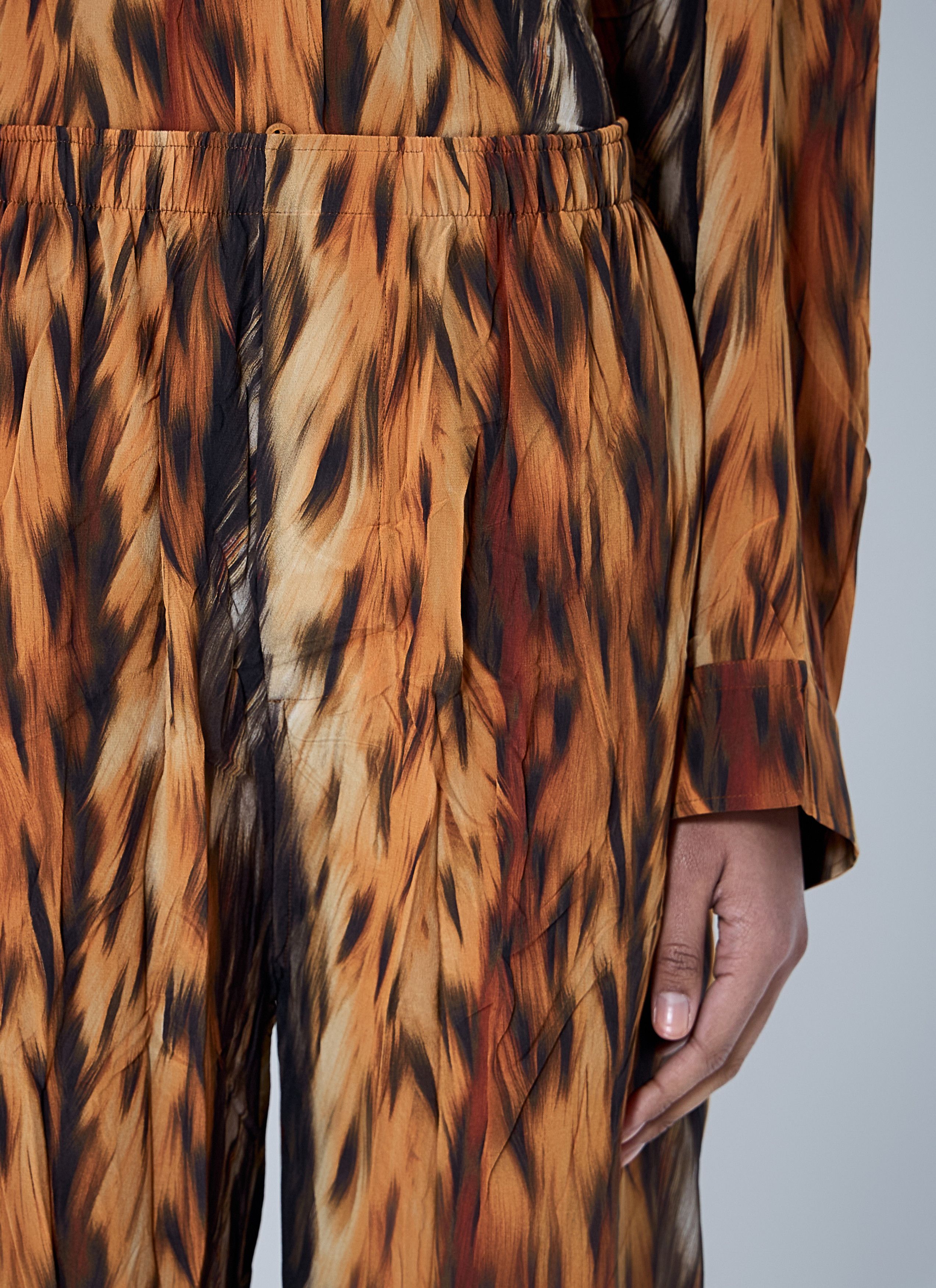 Balenciaga AI Croc Silk Pants Size 28" / US 6 / IT 42 - 5 Thumbnail
