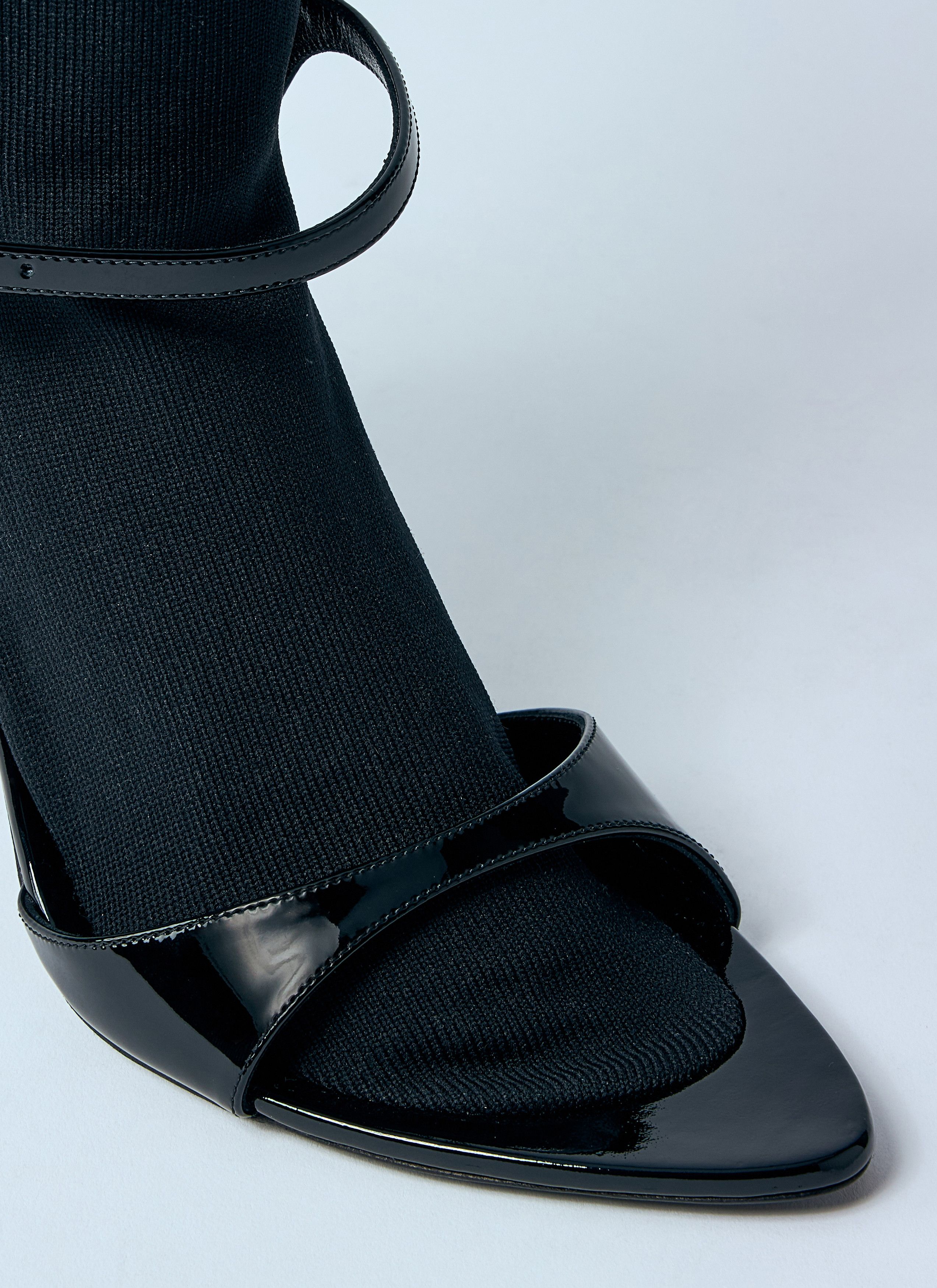 Balenciaga Avenue Sock 110mm Heel Sandals Size US 6 / IT 36 - 3 Thumbnail