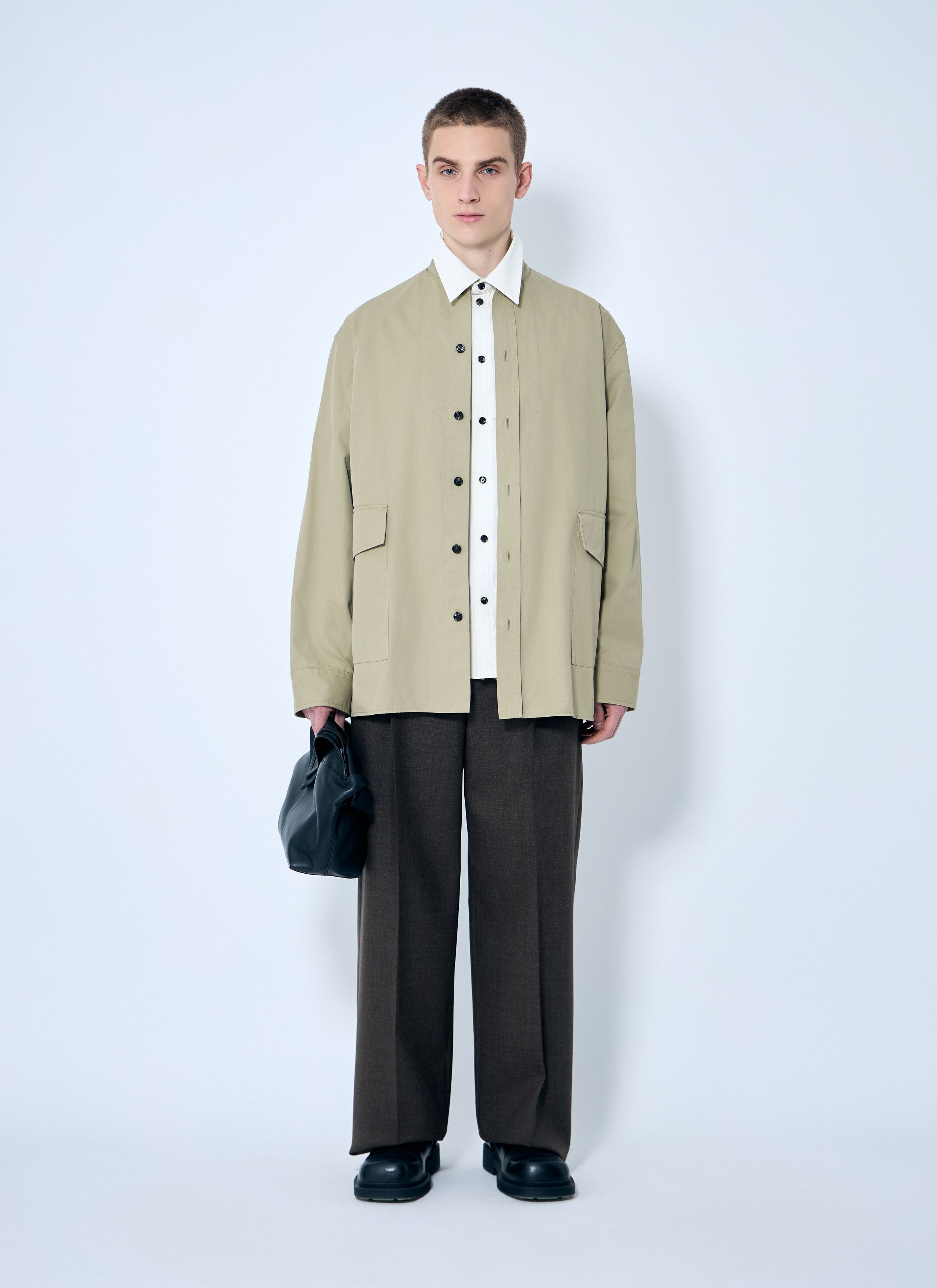 Bottega Veneta Light-Cotton Twill Shirt Size US L / EU 52-54 / 3 - 2 Thumbnail