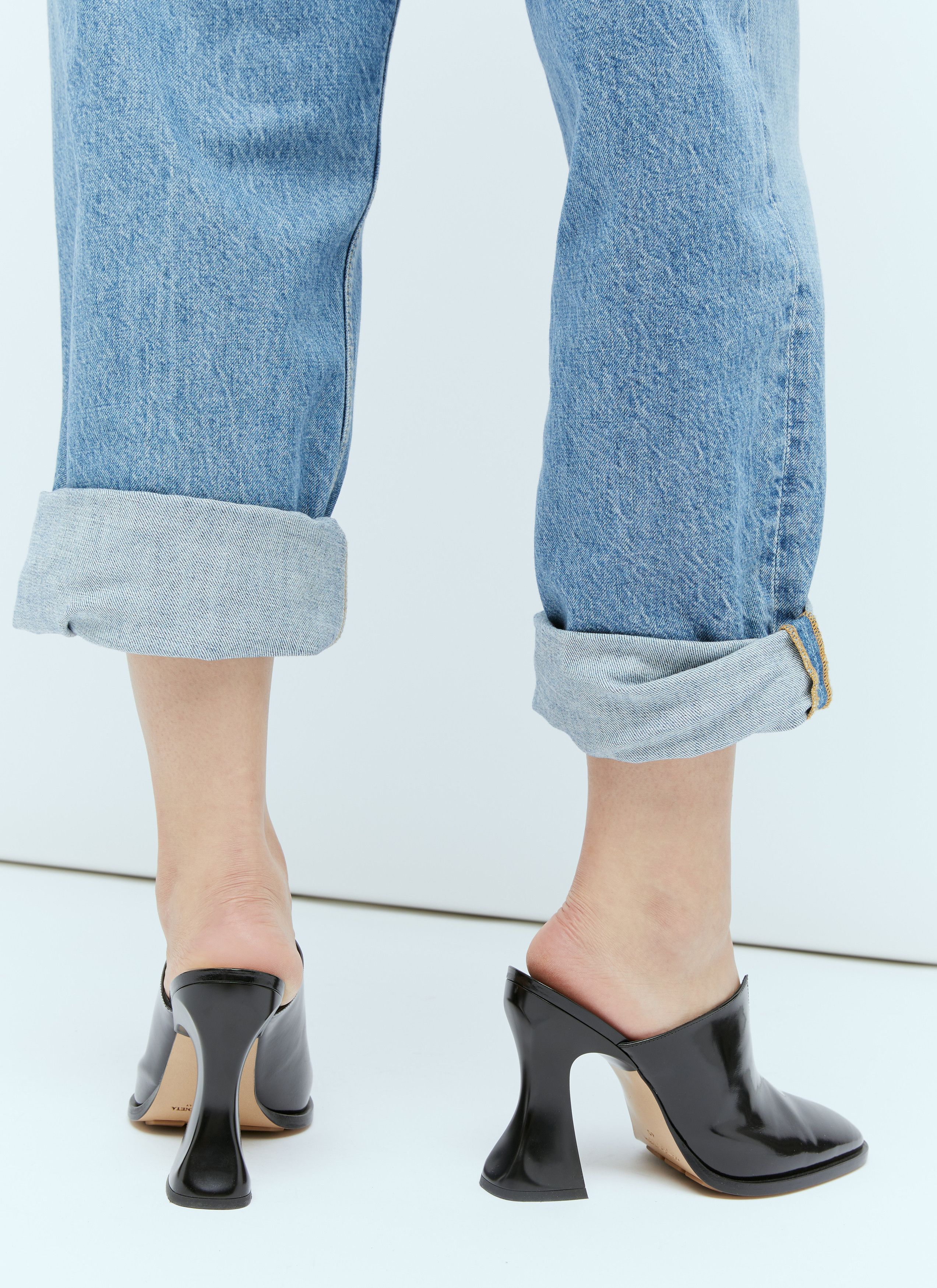 Bottega Veneta Cha-Cha Heeled Mules Size US 7 / IT 37 - 5 Thumbnail