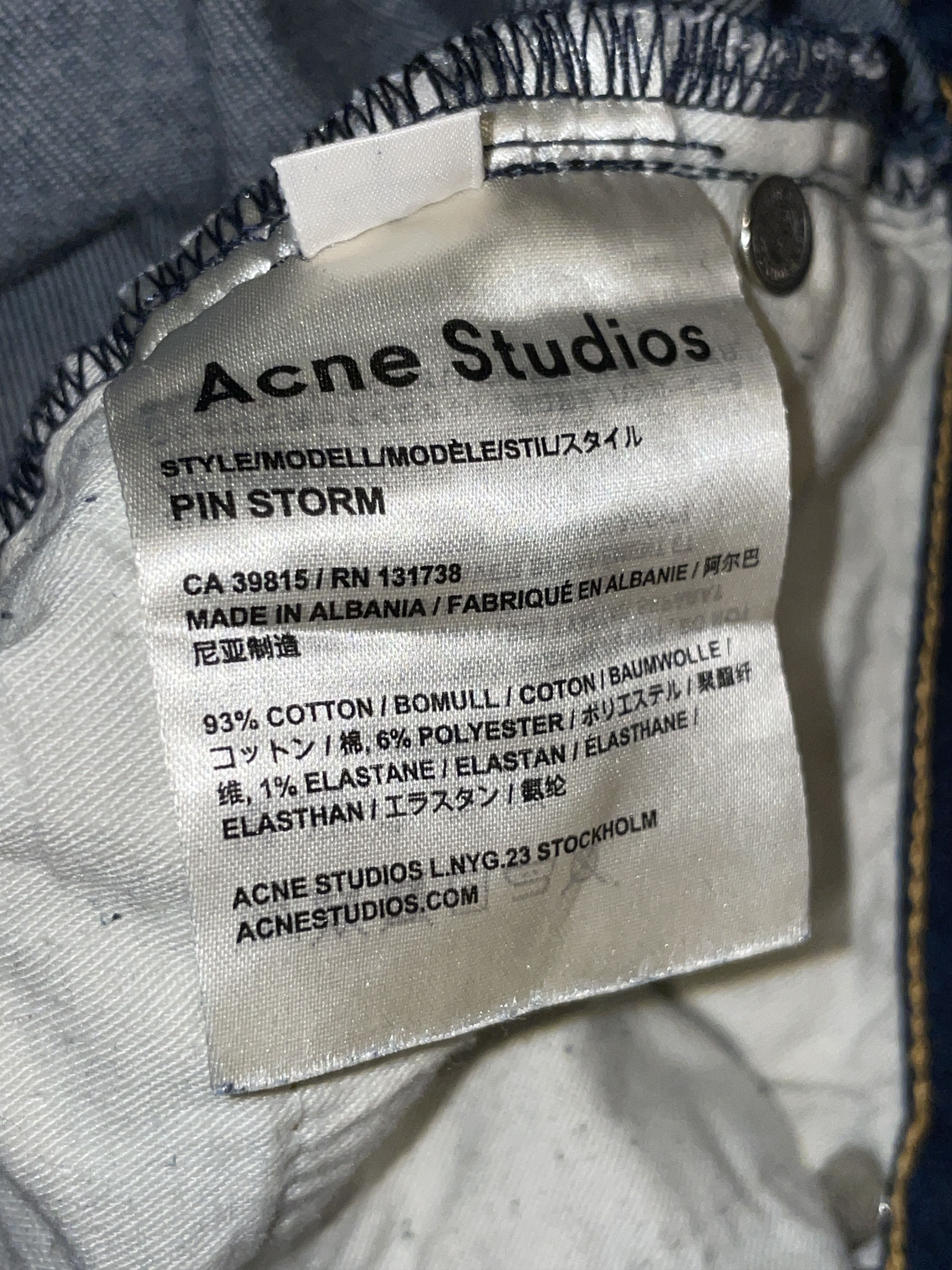 Acne Studios Acne Studios Jeans Size 24" / US 00 / IT 34 - 3 Thumbnail