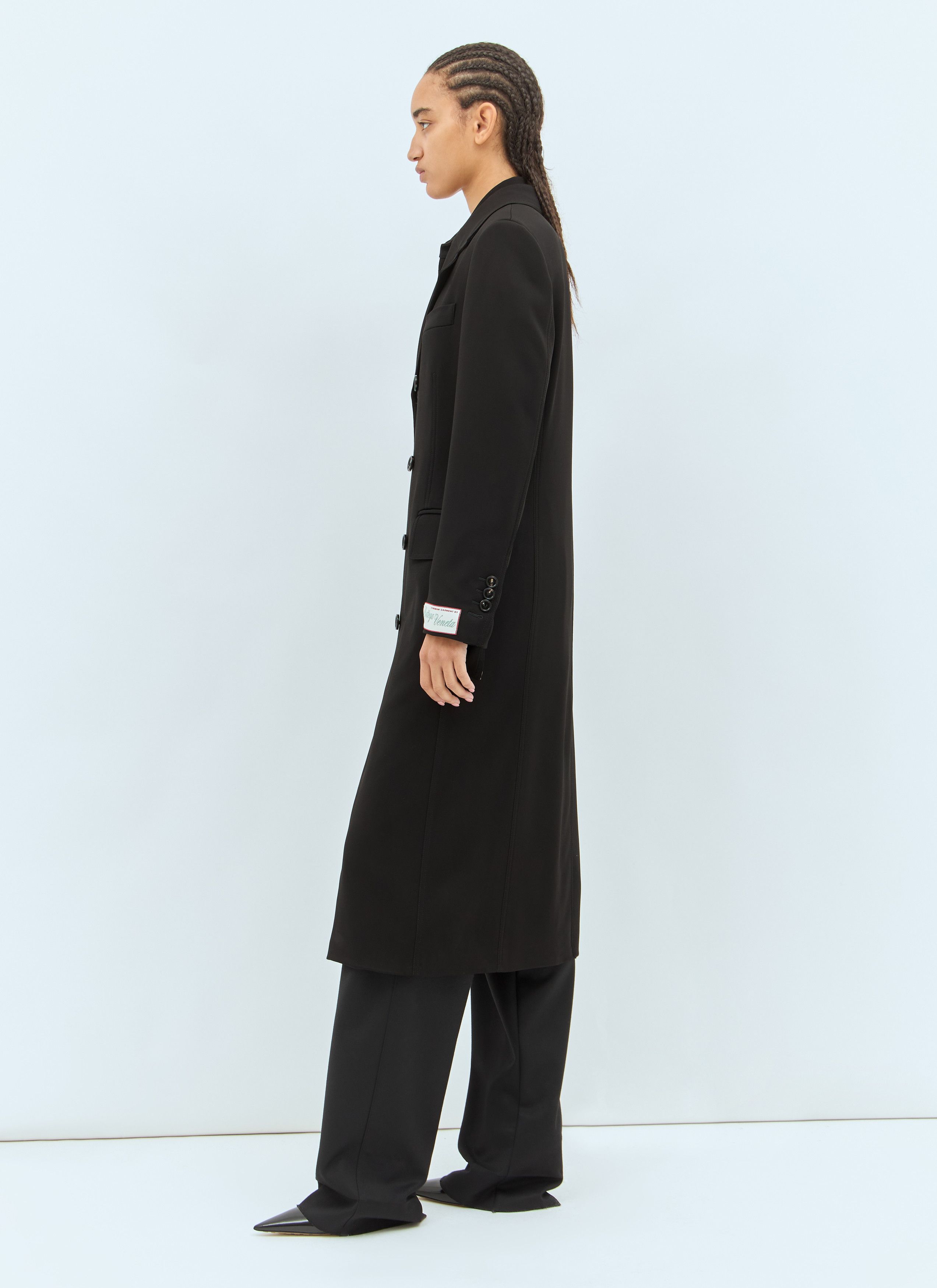 Bottega Veneta Matt Fluid Viscose Jersey Coat Size M / US 6-8 / IT 42-44 - 3 Thumbnail