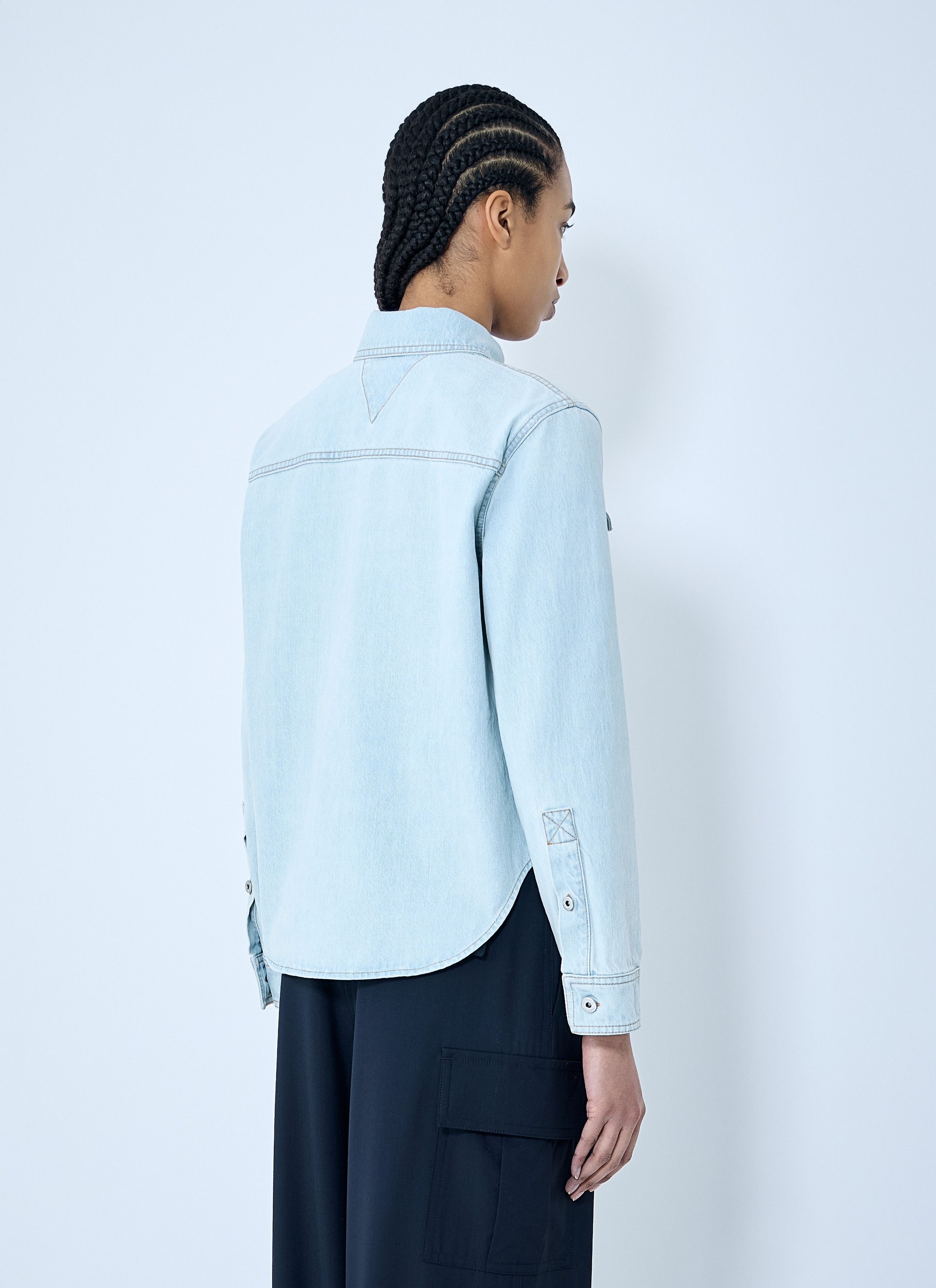 Bottega Veneta Extra Bleach Denim Shirt Size M / US 6-8 / IT 42-44 - 4 Thumbnail