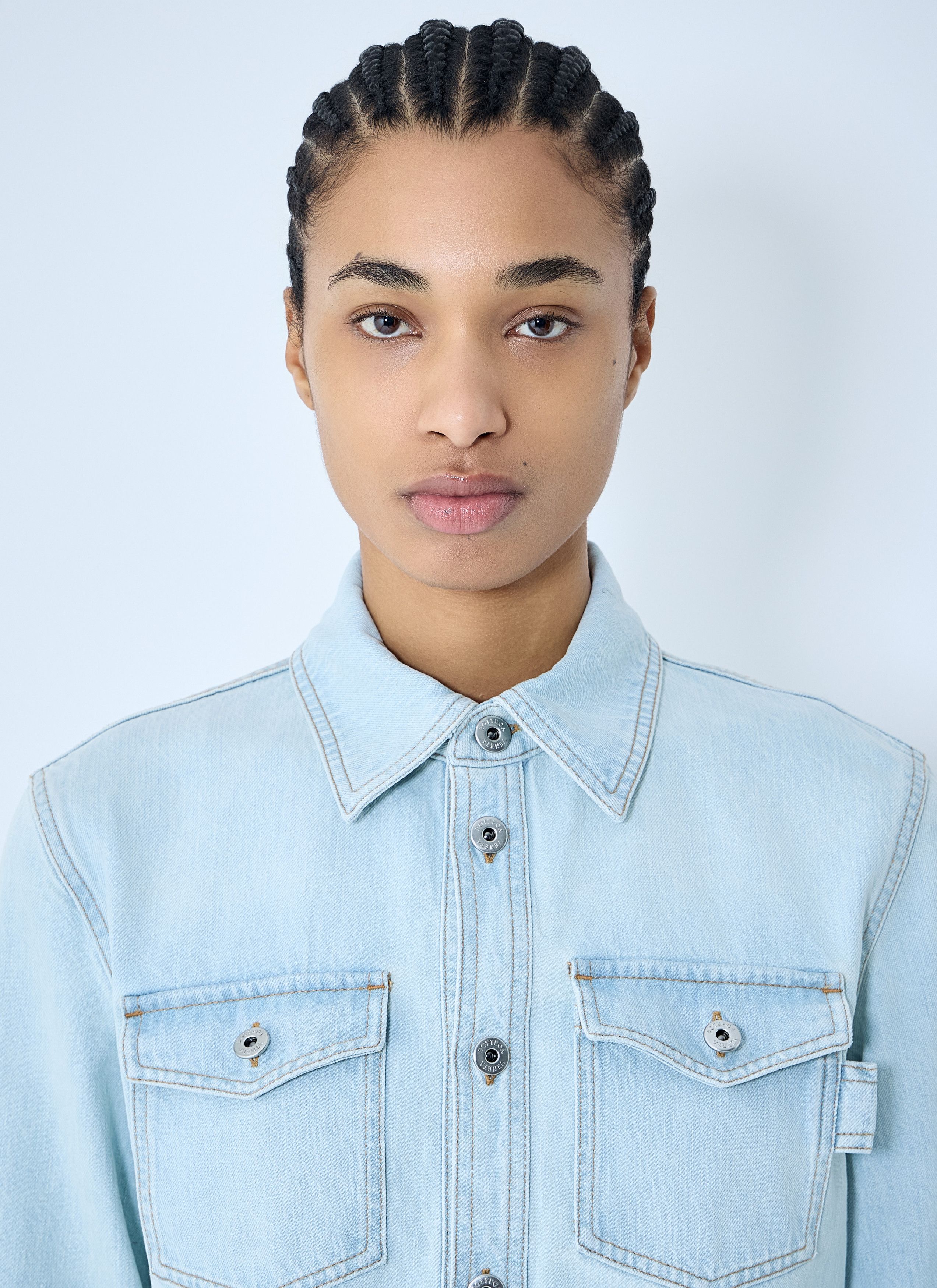 Bottega Veneta Extra Bleach Denim Shirt Size M / US 6-8 / IT 42-44 - 5 Thumbnail
