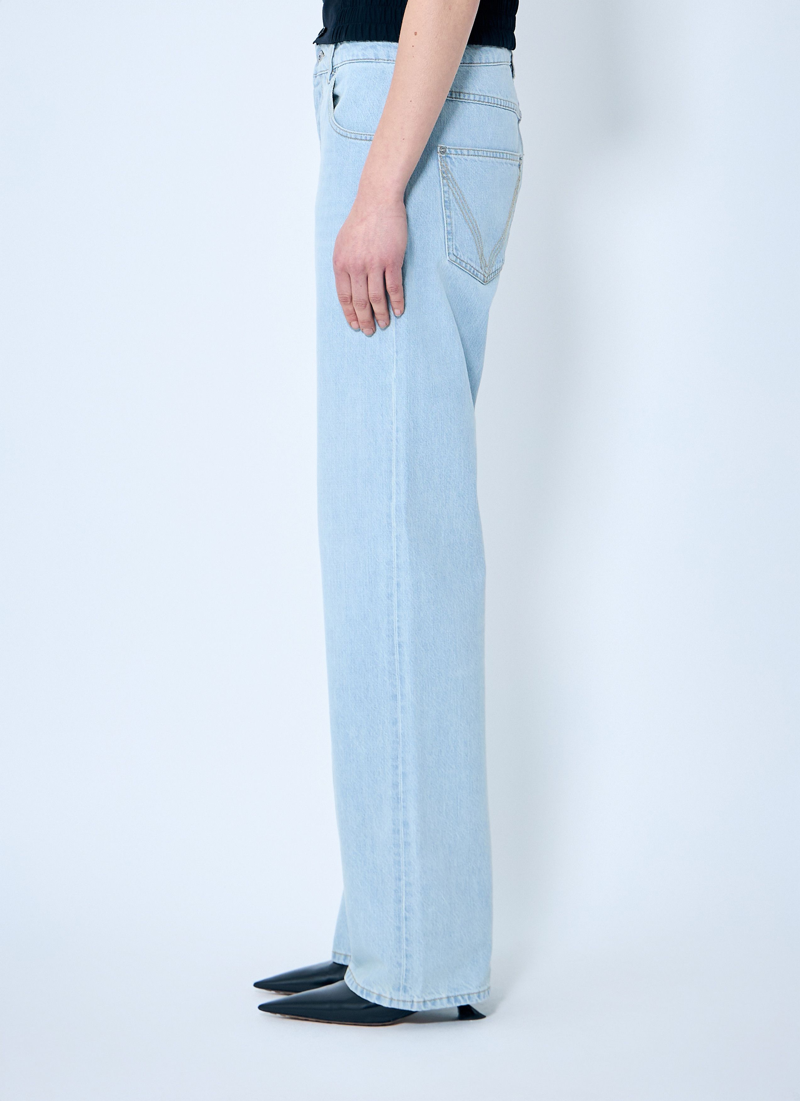 Bottega Veneta Extra Bleach Dirty Denim Jeans Size 30" / US 8 / IT 44 - 3 Thumbnail
