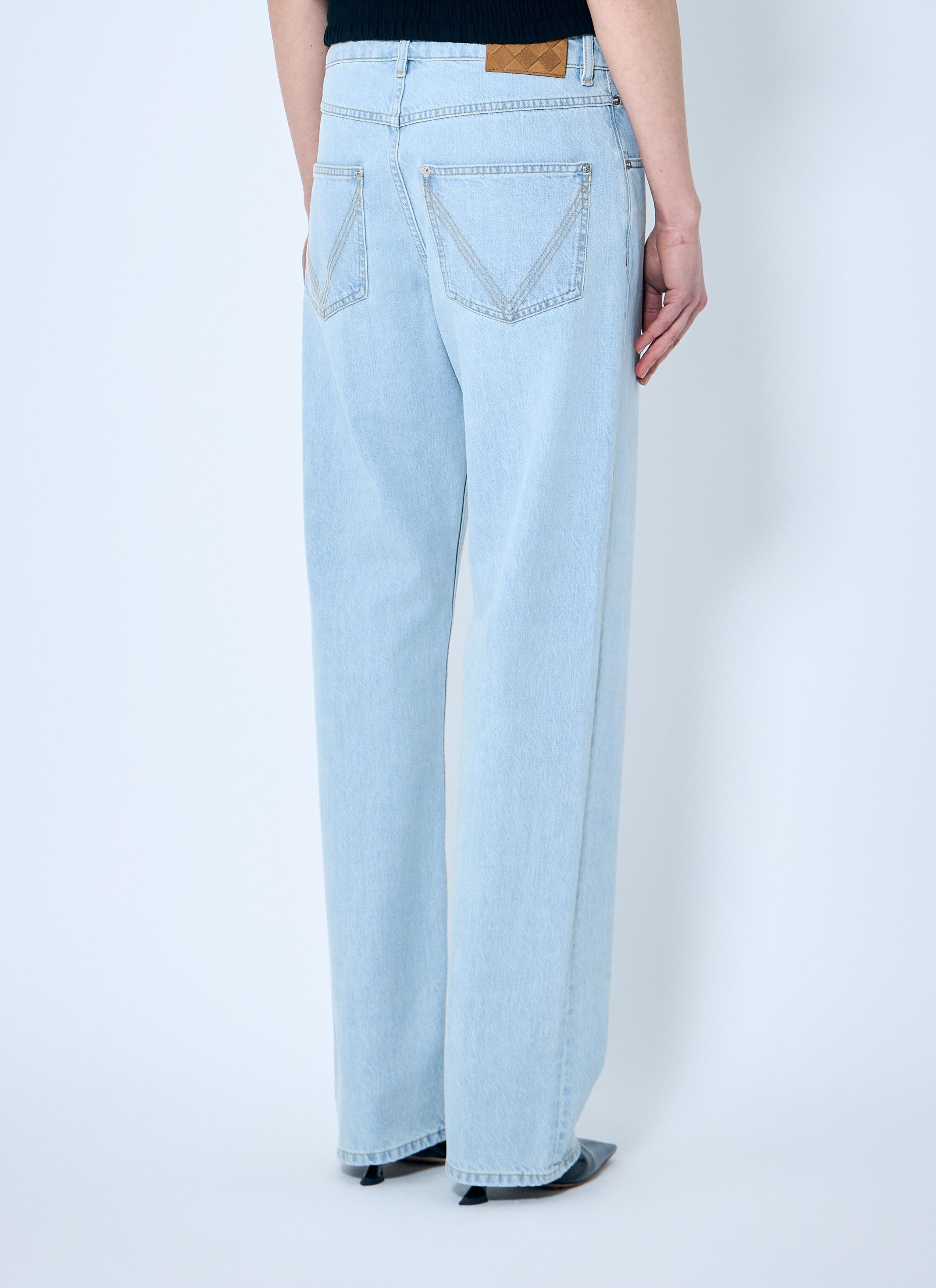 Bottega Veneta Extra Bleach Dirty Denim Jeans Size 30" / US 8 / IT 44 - 4 Thumbnail