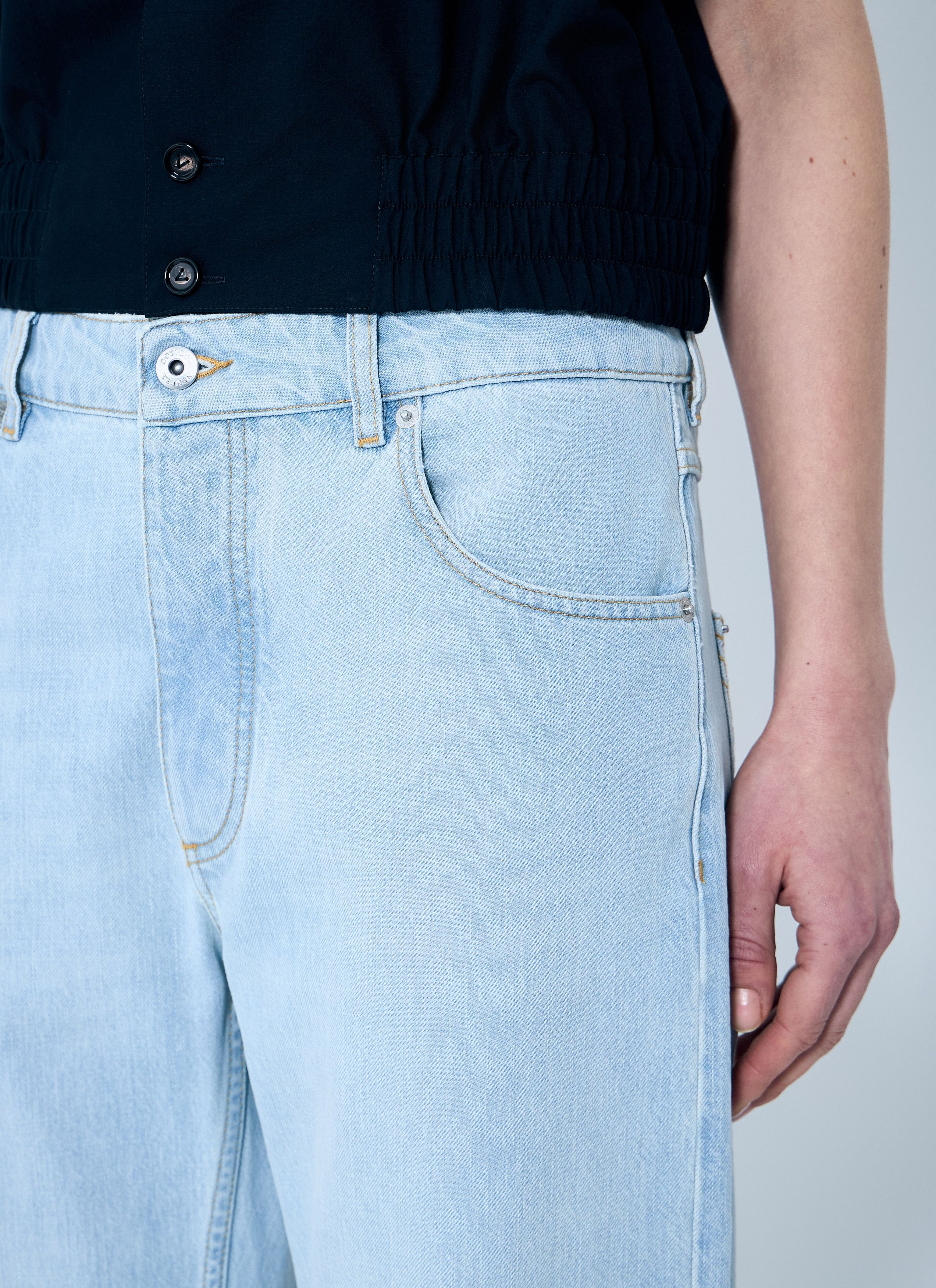 Bottega Veneta Extra Bleach Dirty Denim Jeans Size 30" / US 8 / IT 44 - 5 Thumbnail