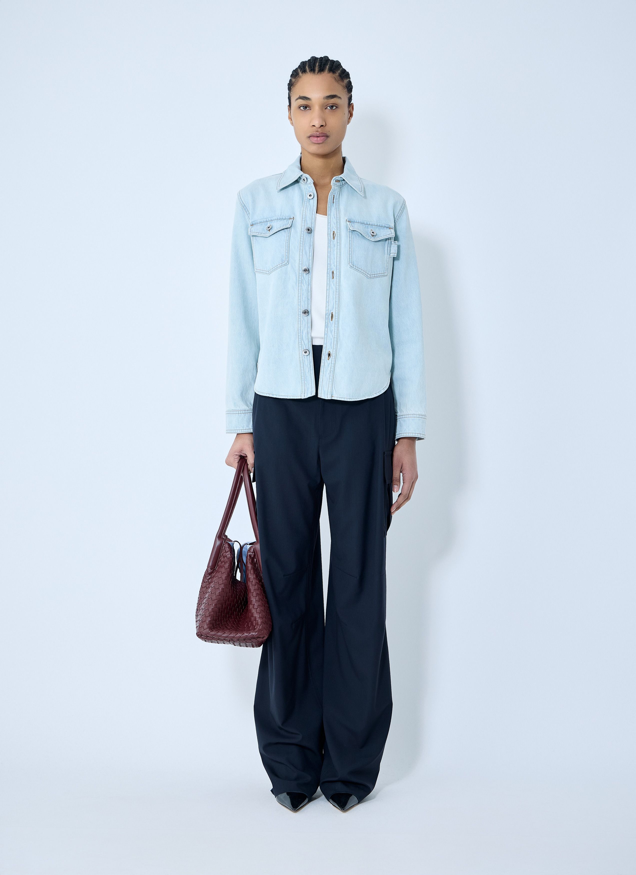 Bottega Veneta Fine Wool Pants Size 30" / US 8 / IT 44 - 2 Thumbnail