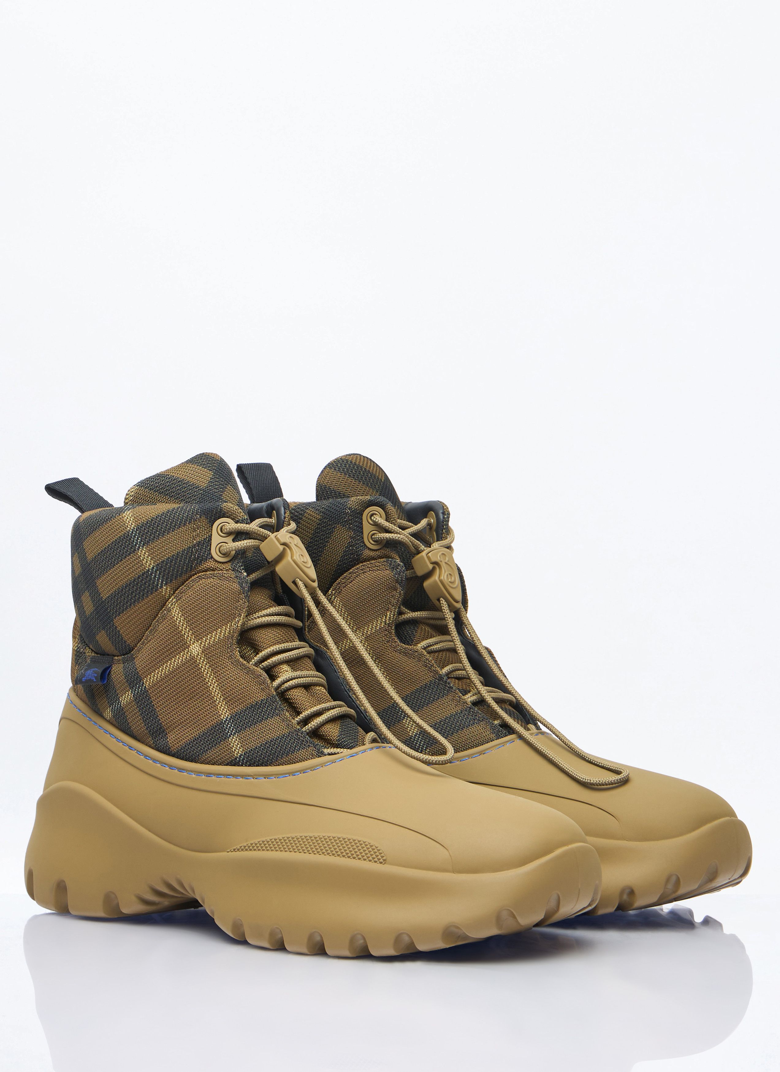 Burberry Check Scoot Trek Boots Size US 8 / EU 41 - 3 Thumbnail