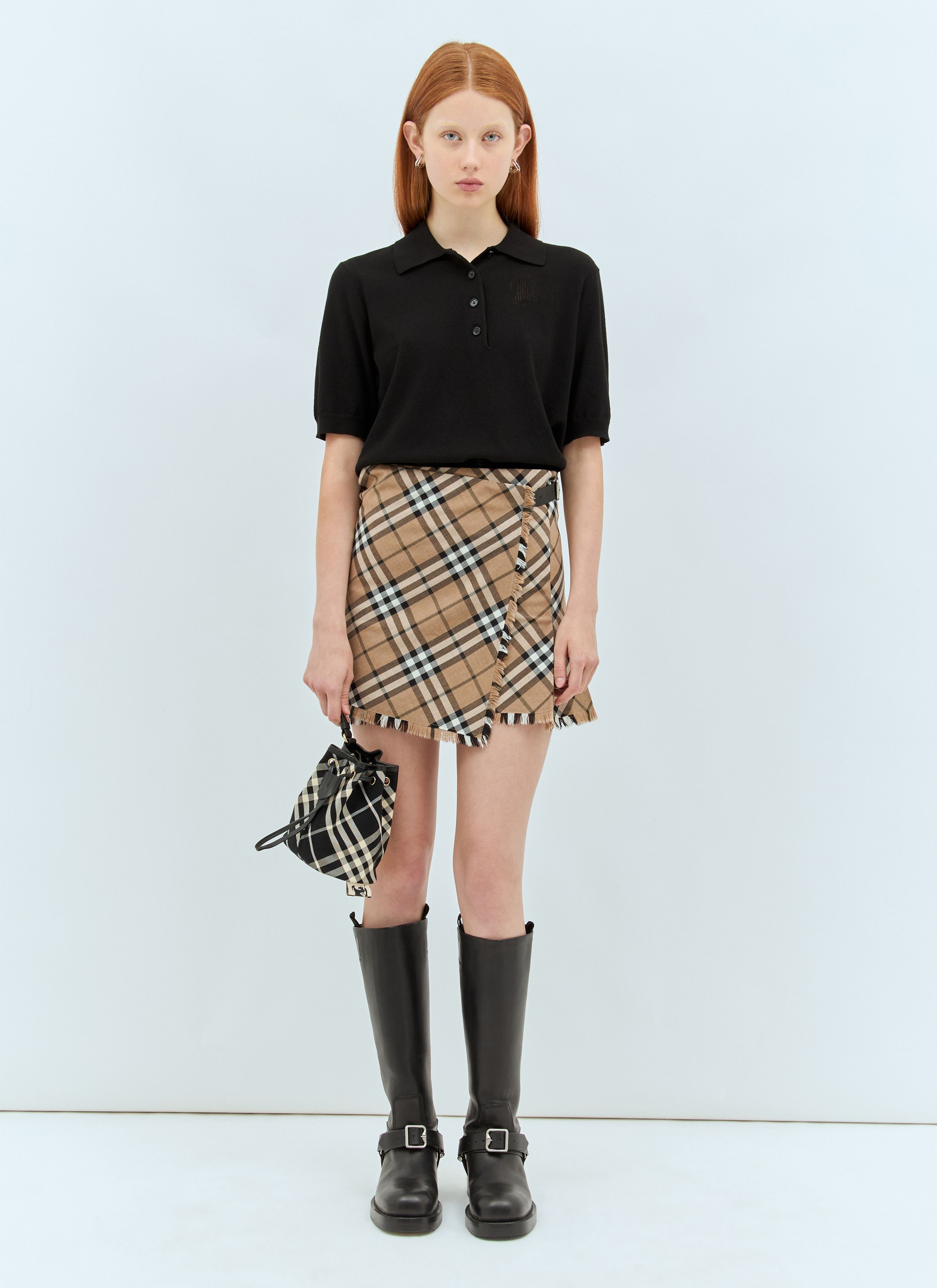 Burberry Check Mini Skirt Size 26" / US 2 / IT 38 - 2 Thumbnail
