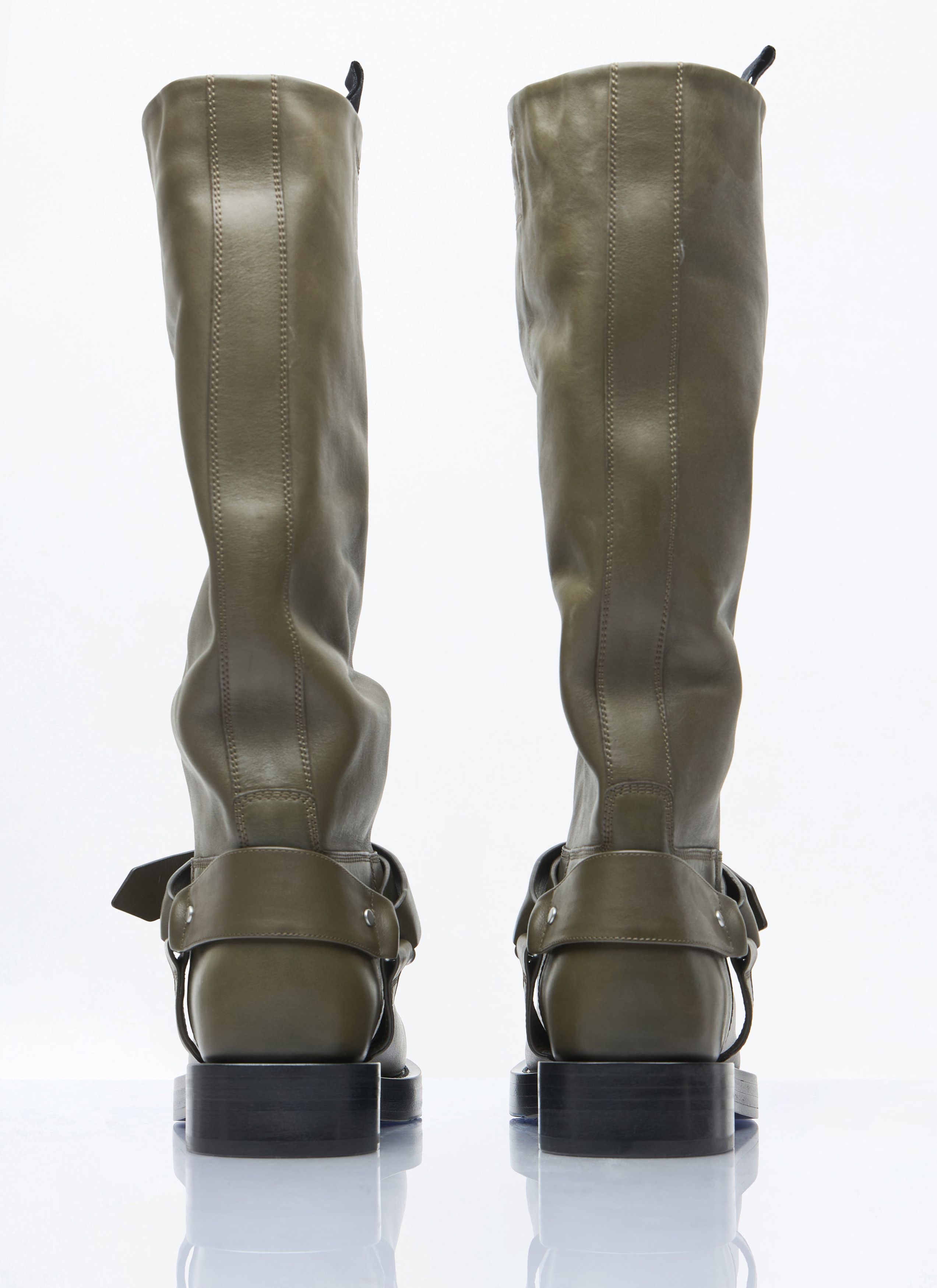 Burberry Leather Saddle High Boots Size US 6 / IT 36 - 5 Thumbnail