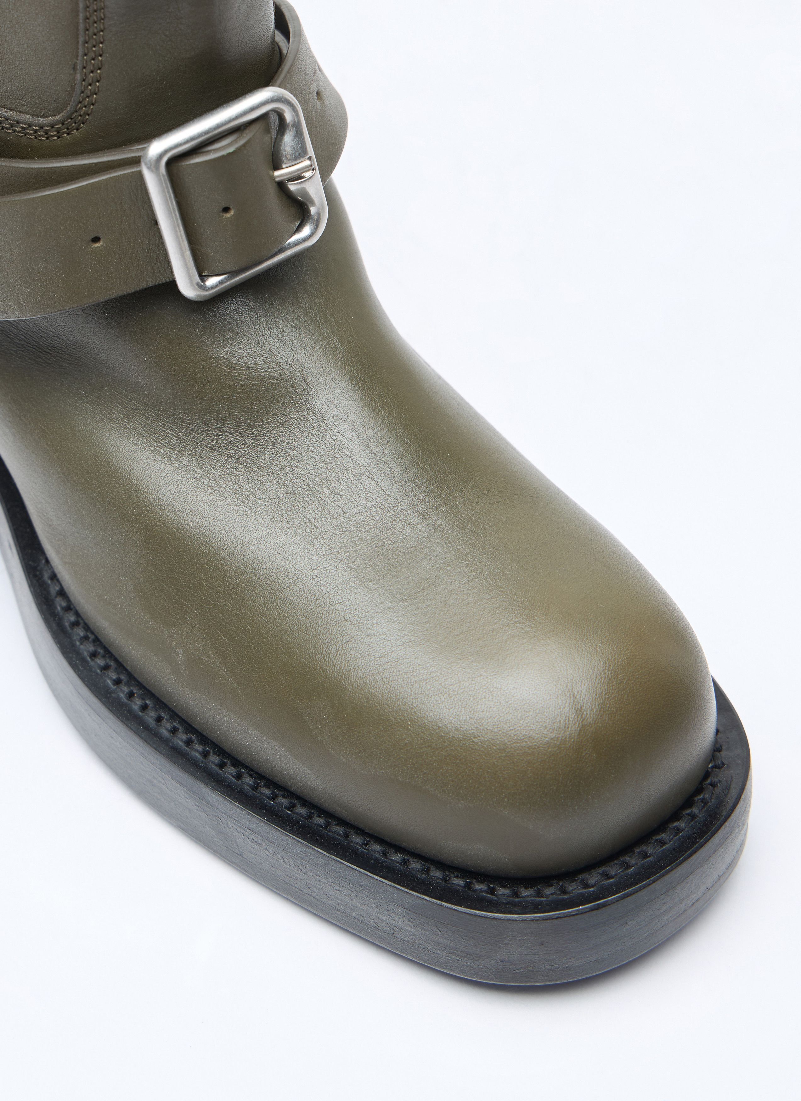 Burberry Leather Saddle High Boots Size US 6 / IT 36 - 2 Thumbnail