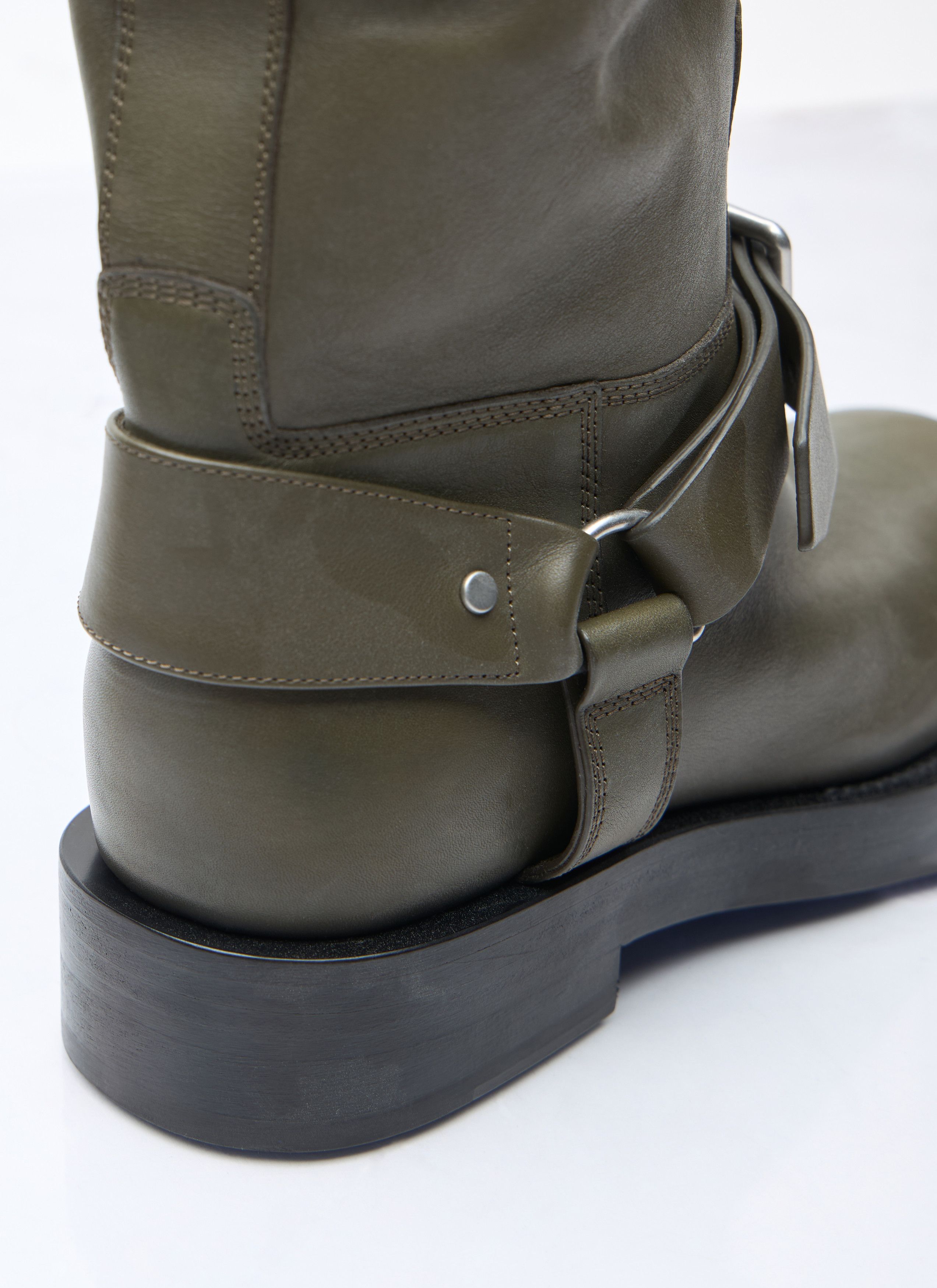 Burberry Leather Saddle High Boots Size US 6 / IT 36 - 6 Thumbnail