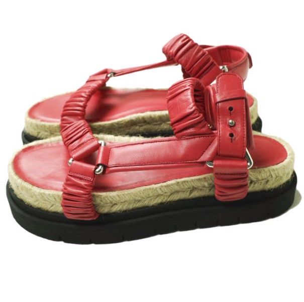 Other Other 3.1 Phillip Lim STRAPPY PLATFORM SLIDE Lamb Leather Sandals Leather Shoes SSE-1T753VNP Size ONE SIZE - 2 Thumbnail