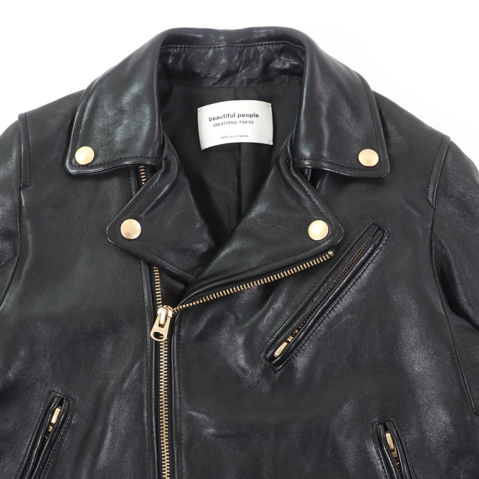 Other Other beautiful people Lamb leather Kids Jacket Leather Outerwear DUTY FREE for USA Size ONE SIZE - 3 Thumbnail