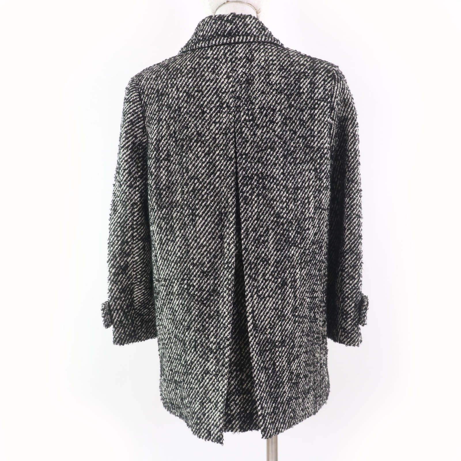 Burberry Burberry Burberry London Nova check Mohair Wool Coat Leather Outerwear DUTY FREE for USA Size ONE SIZE - 3 Thumbnail