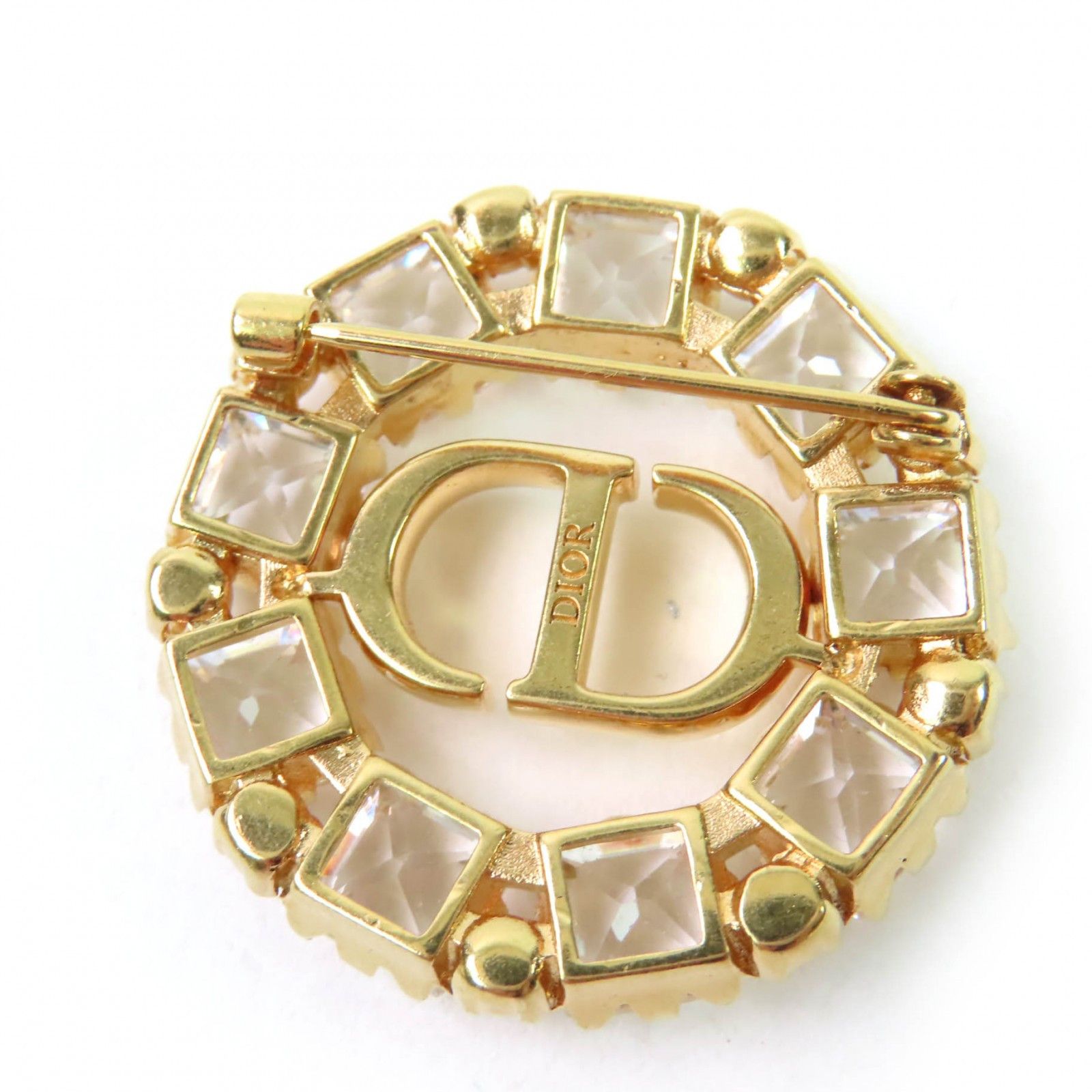 Dior Dior Christian Dior PETIT CD Brooch Metal Brooch Size ONE SIZE - 4 Thumbnail