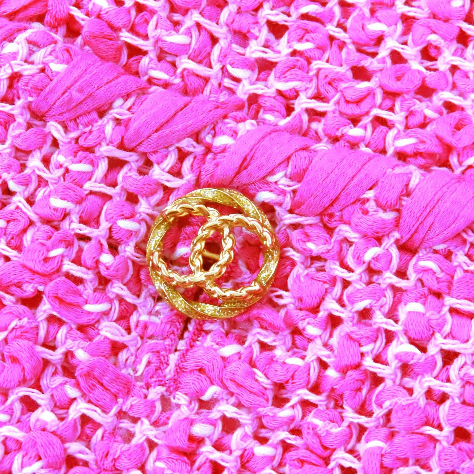 Chanel Chanel Chanel COCO Mark Tweed Cotton Jacket Cotton Outerwear P70041 Size ONE SIZE - 6 Thumbnail
