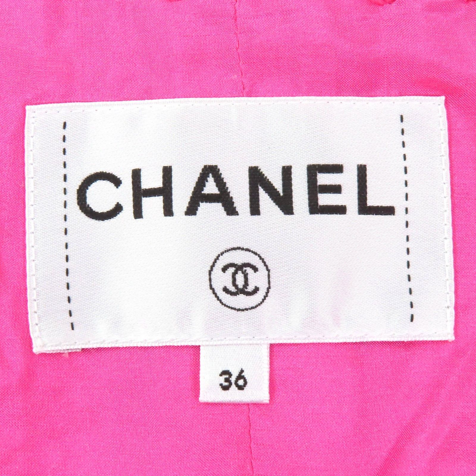 Chanel Chanel Chanel COCO Mark Tweed Cotton Jacket Cotton Outerwear P70041 Size ONE SIZE - 7 Thumbnail
