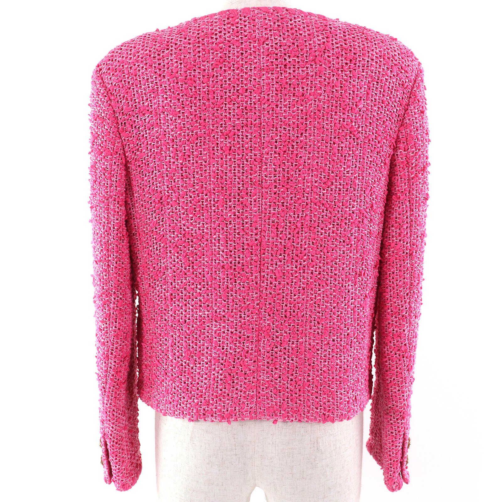 Chanel Chanel Chanel COCO Mark Tweed Cotton Jacket Cotton Outerwear P70041 Size ONE SIZE - 3 Thumbnail