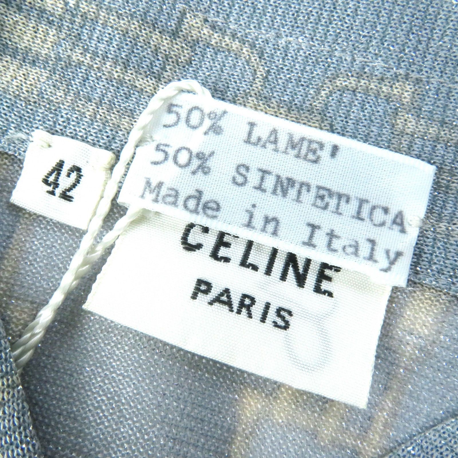Celine Celine Celine ChainPattern Lame SINTETICA Shirt Others Tops DUTY FREE for USA Size ONE SIZE - 6 Thumbnail