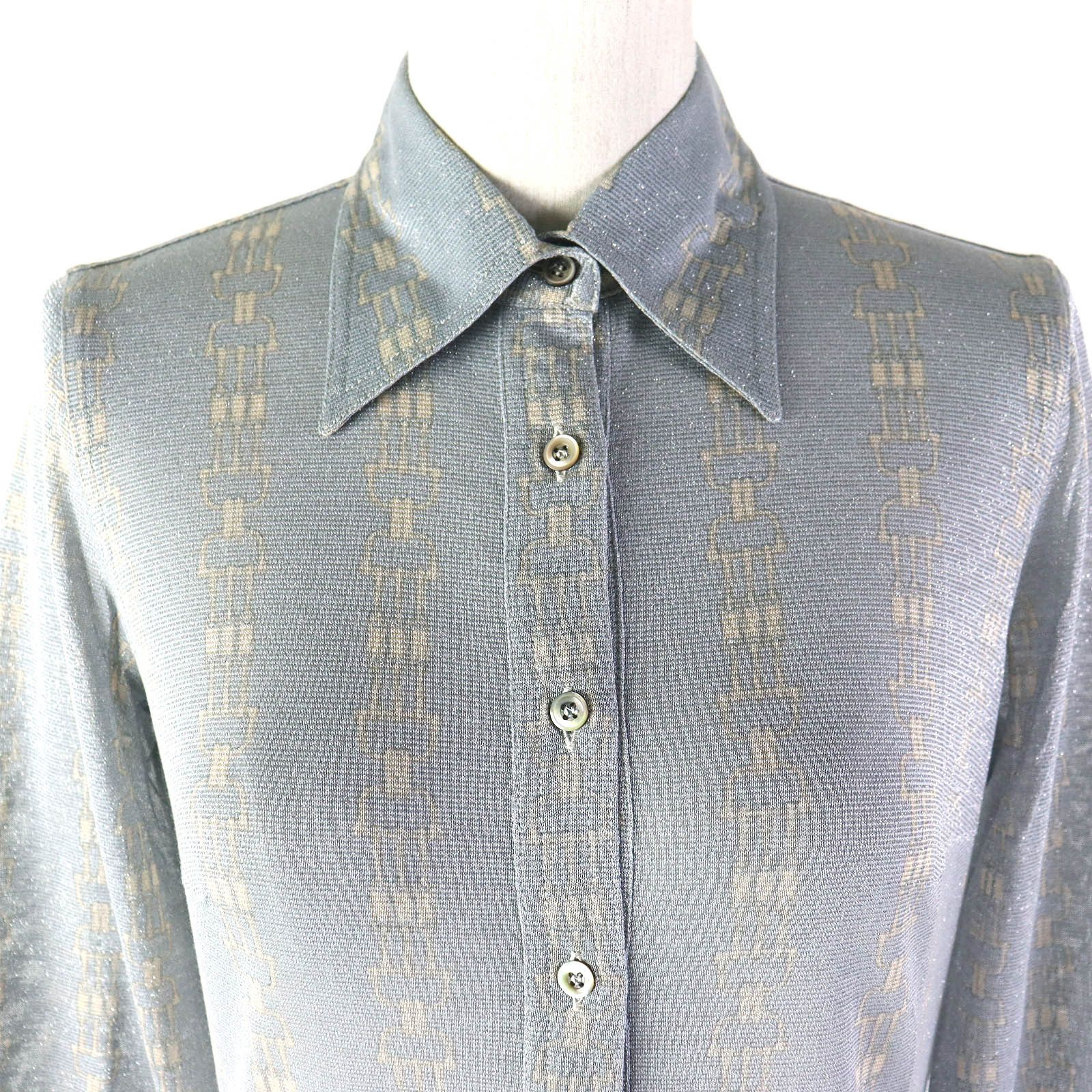 Celine Celine Celine ChainPattern Lame SINTETICA Shirt Others Tops DUTY FREE for USA Size ONE SIZE - 4 Thumbnail
