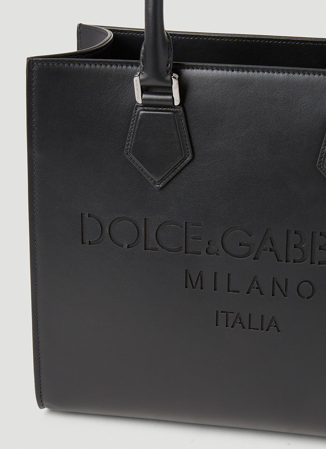 Dolce & Gabbana Debossed Logo Tote Bag Size ONE SIZE - 5 Thumbnail