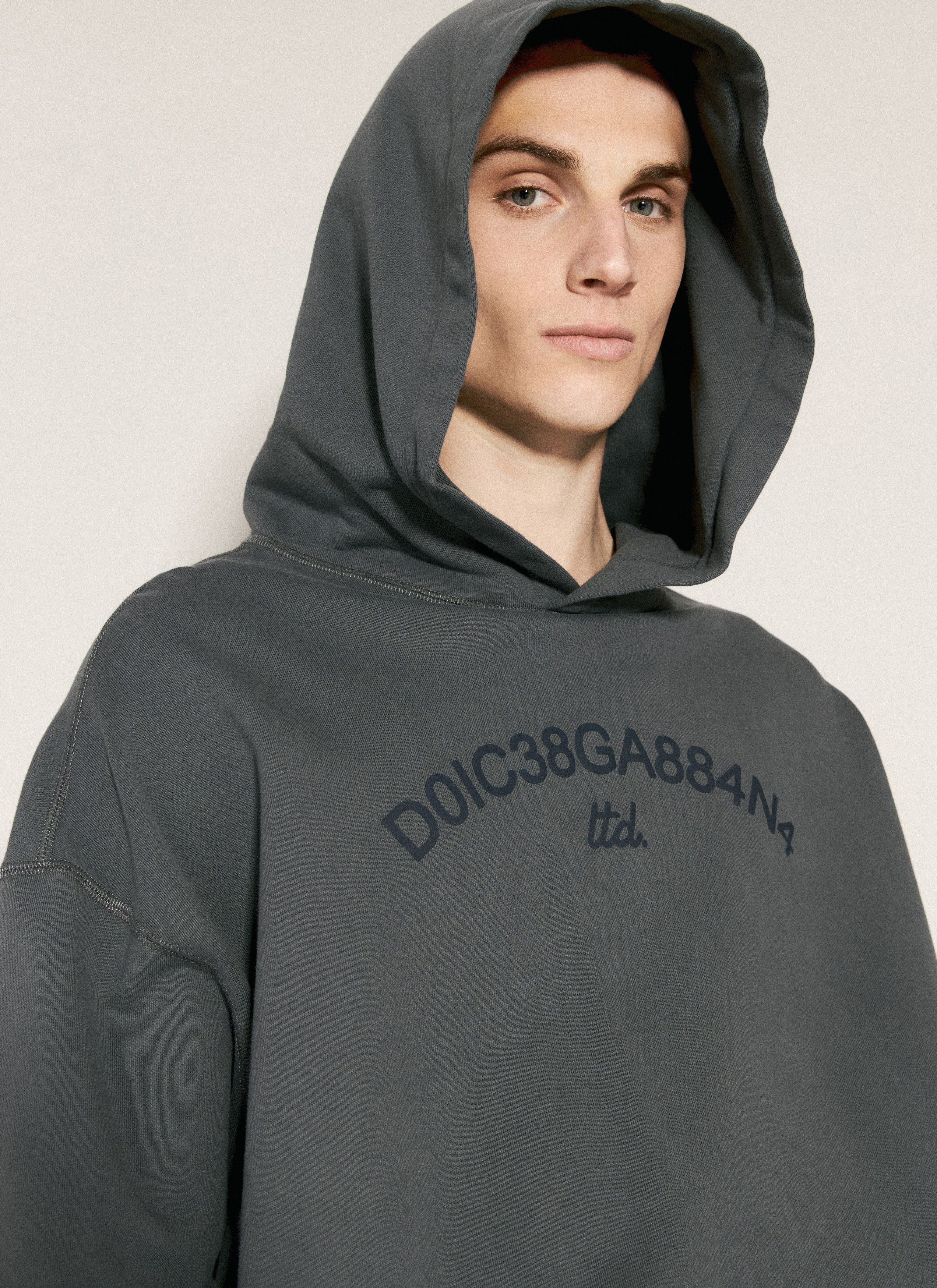 Dolce & Gabbana Cropped Hooded Sweatshirt Size US L / EU 52-54 / 3 - 3 Thumbnail