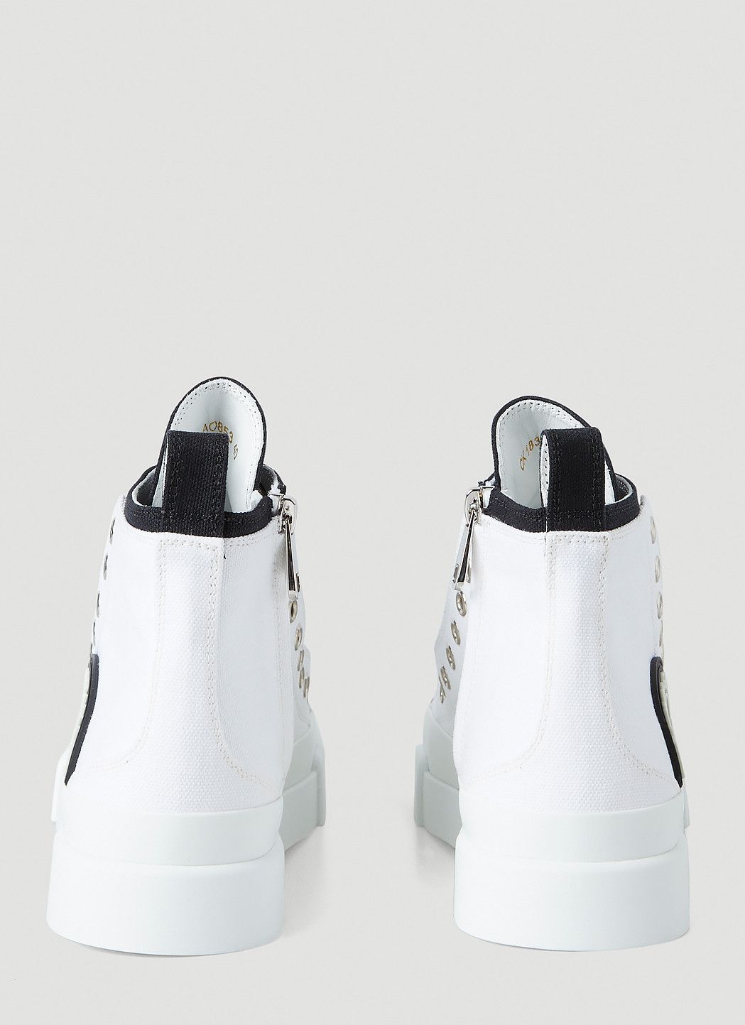 Dolce & Gabbana Portofino High Top Sneakers Size US 6 / IT 36 - 4 Thumbnail
