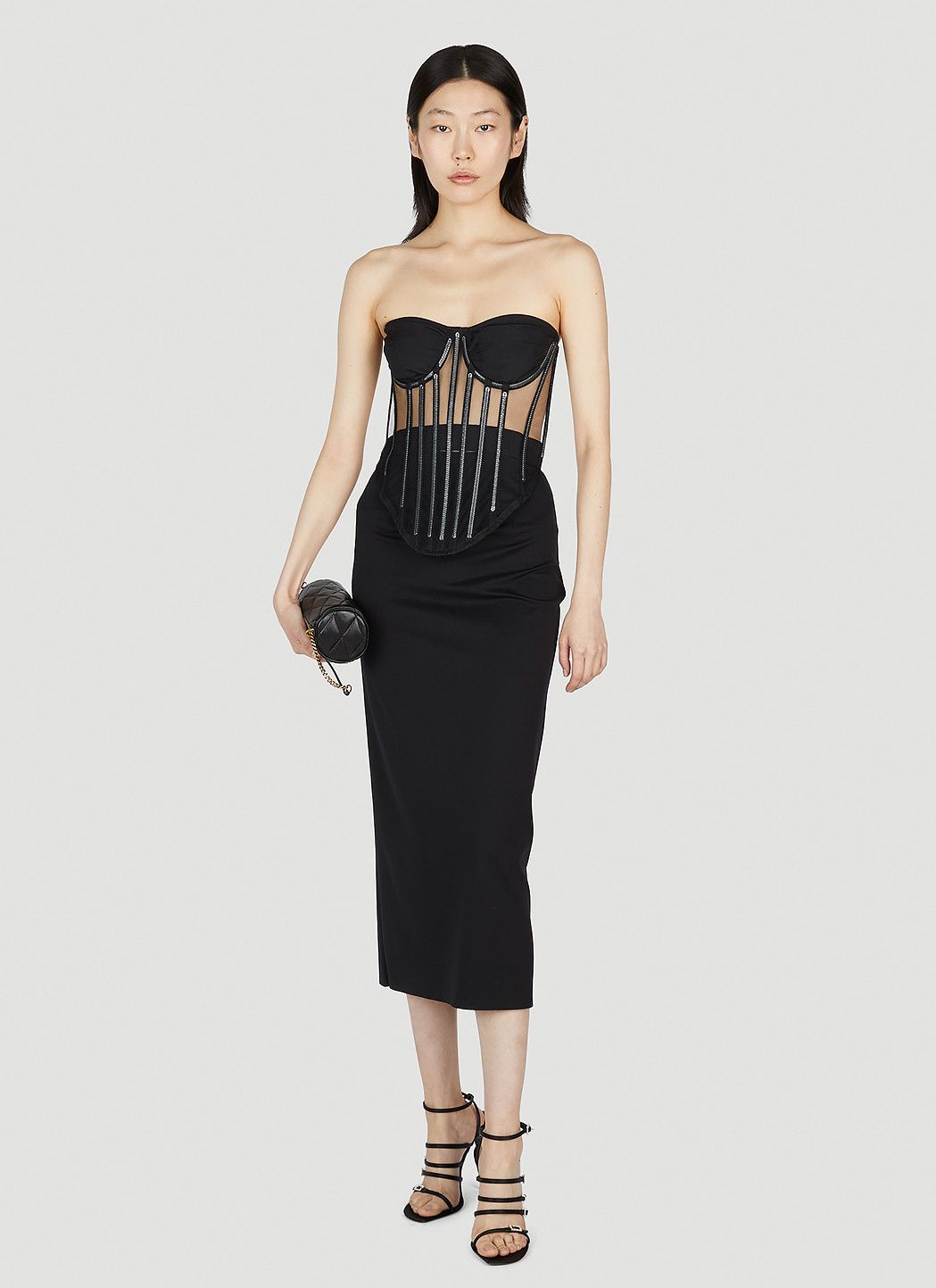 Dolce & Gabbana Kim Embellished Corset Top Size M / US 6-8 / IT 42-44 - 2 Thumbnail