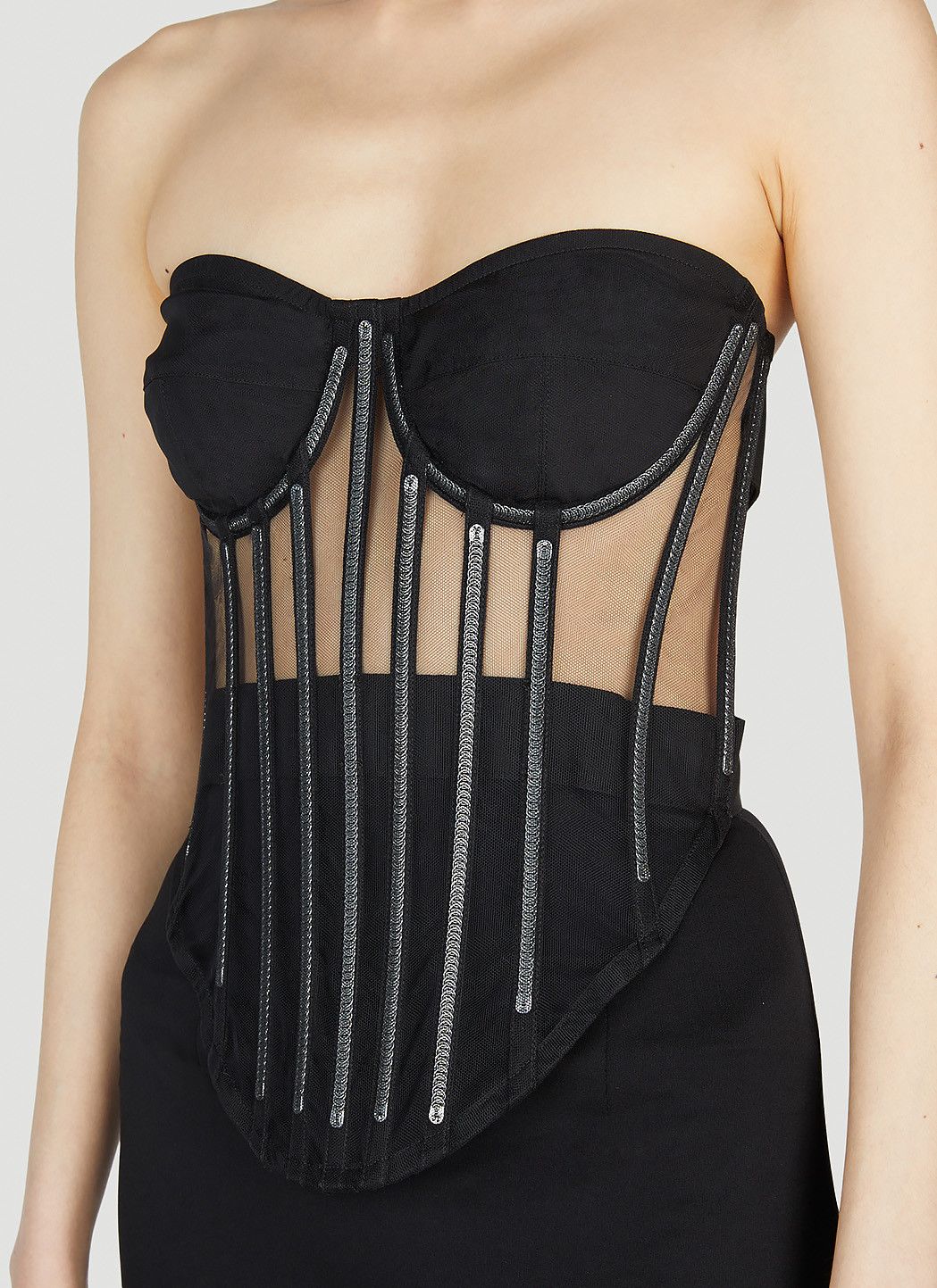 Dolce & Gabbana Kim Embellished Corset Top Size M / US 6-8 / IT 42-44 - 5 Thumbnail