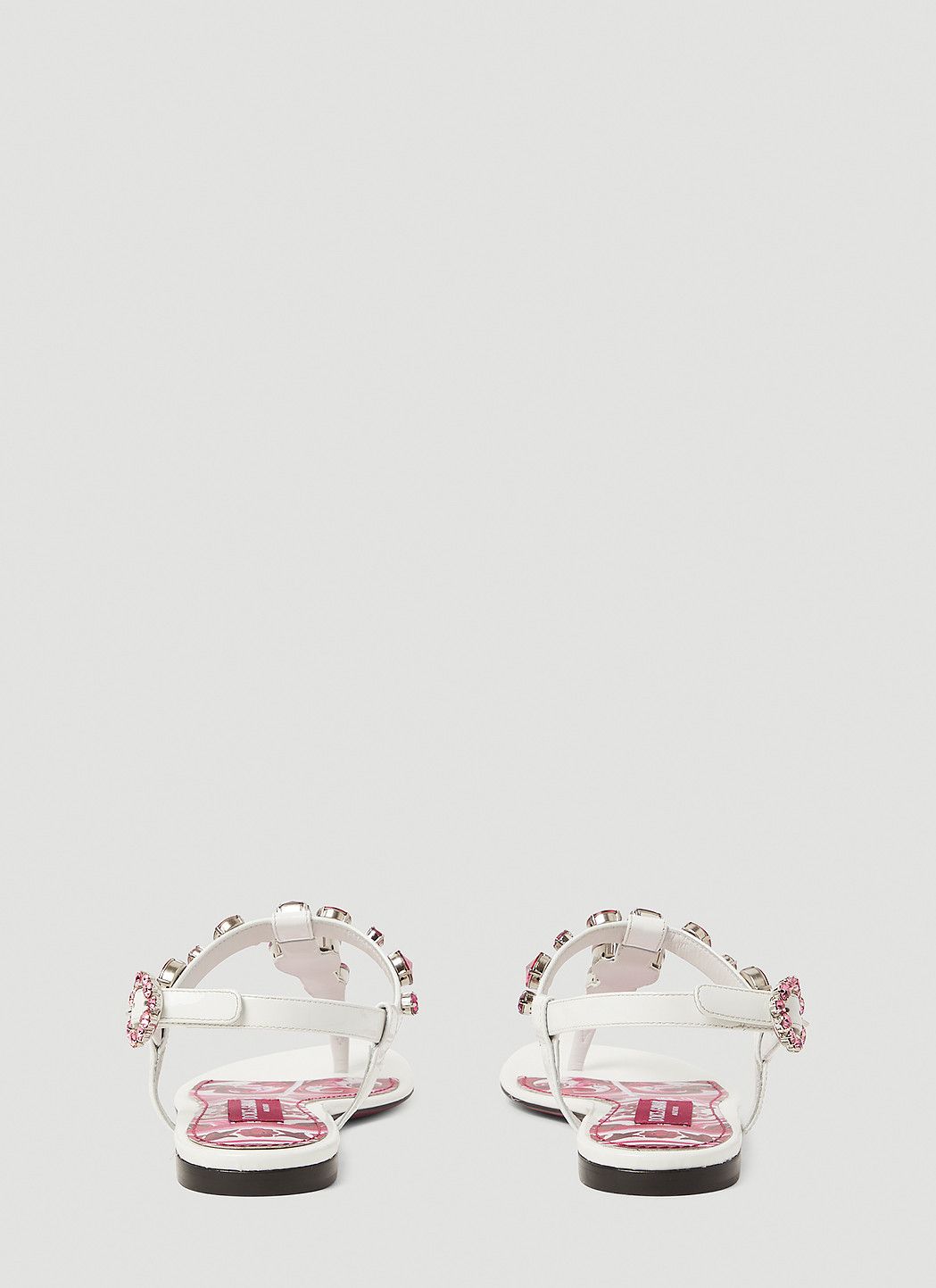 Dolce & Gabbana Crystal Embellished Majolica Sandals Size US 9 / IT 39 - 4 Thumbnail