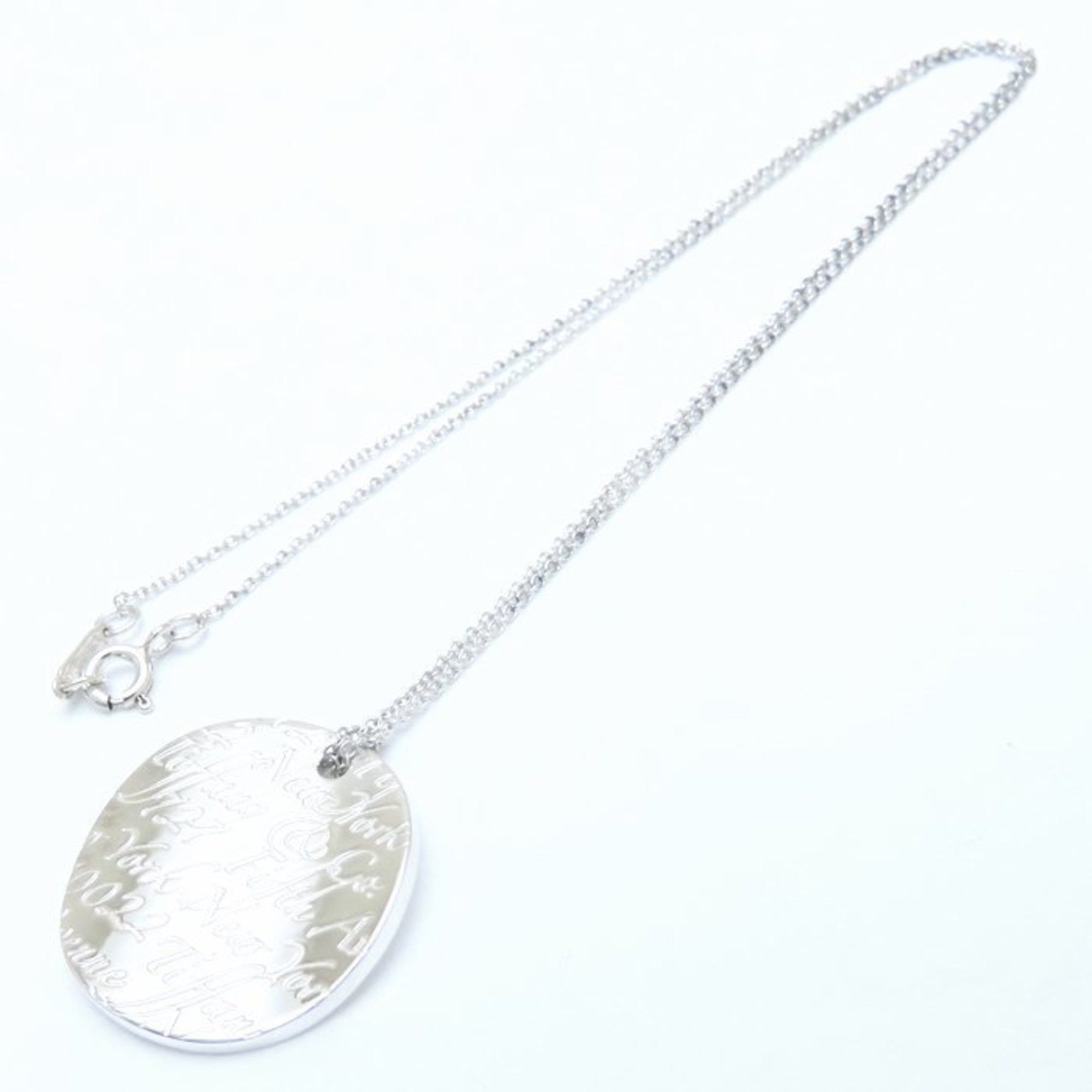 TIFFANY&Co. Tiffany Notes Round Necklace Silver 925 293959