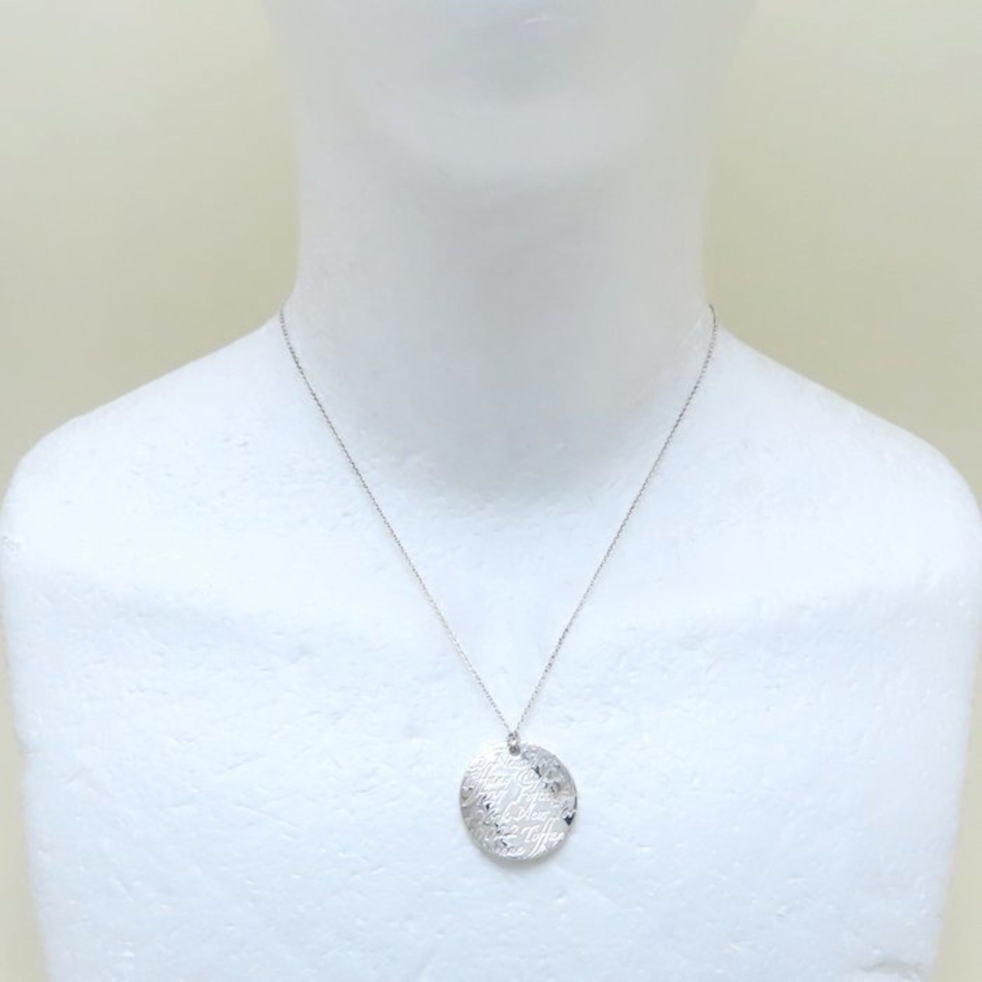 アクセサリー Tiffany & Co. notes round TIFFANY&Co. Tiffany Notes Round Necklace Silver 925 293959