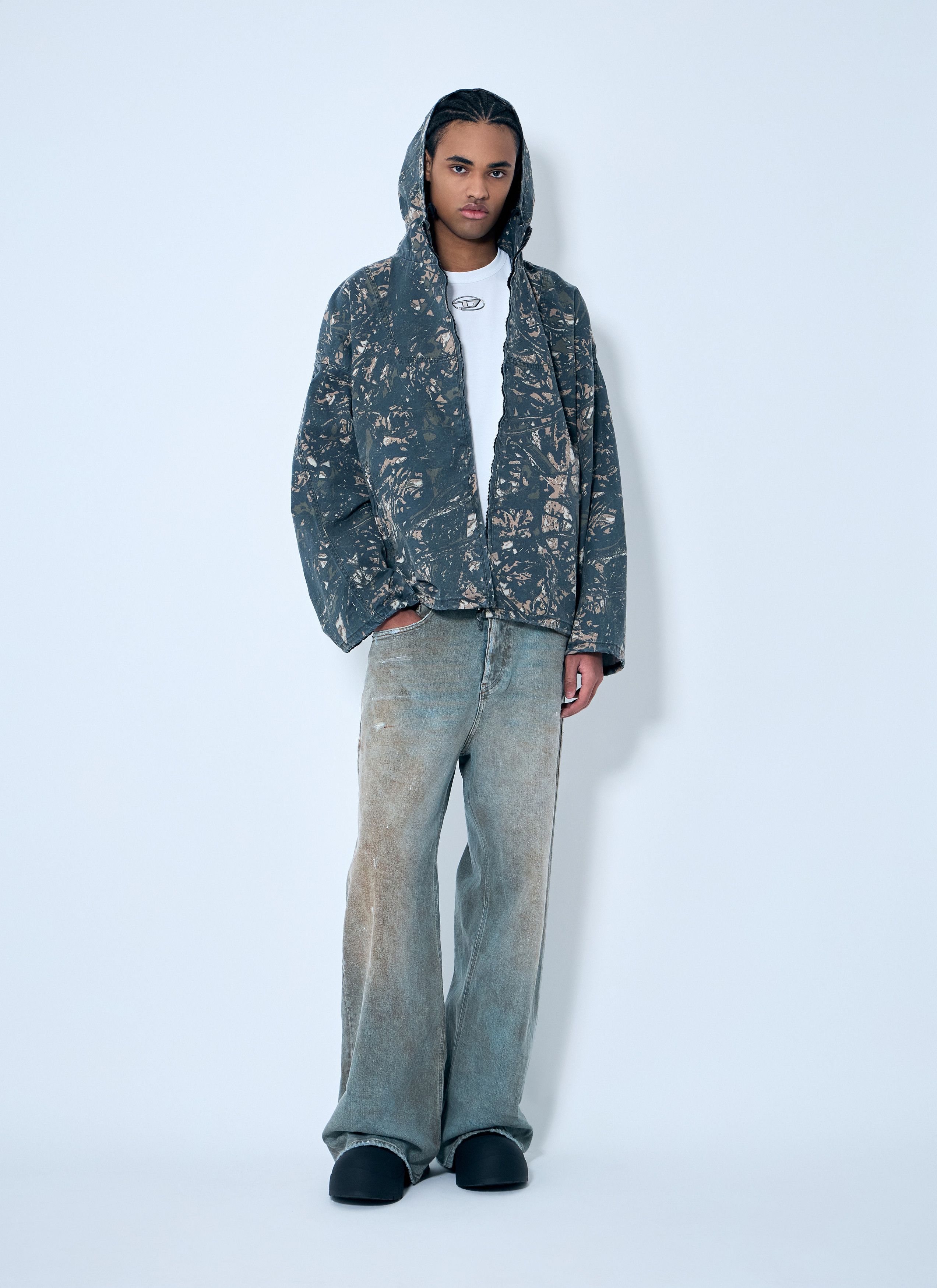 Diesel J-Lint Hooded Jacket Size US XL / EU 56 / 4 - 2 Thumbnail