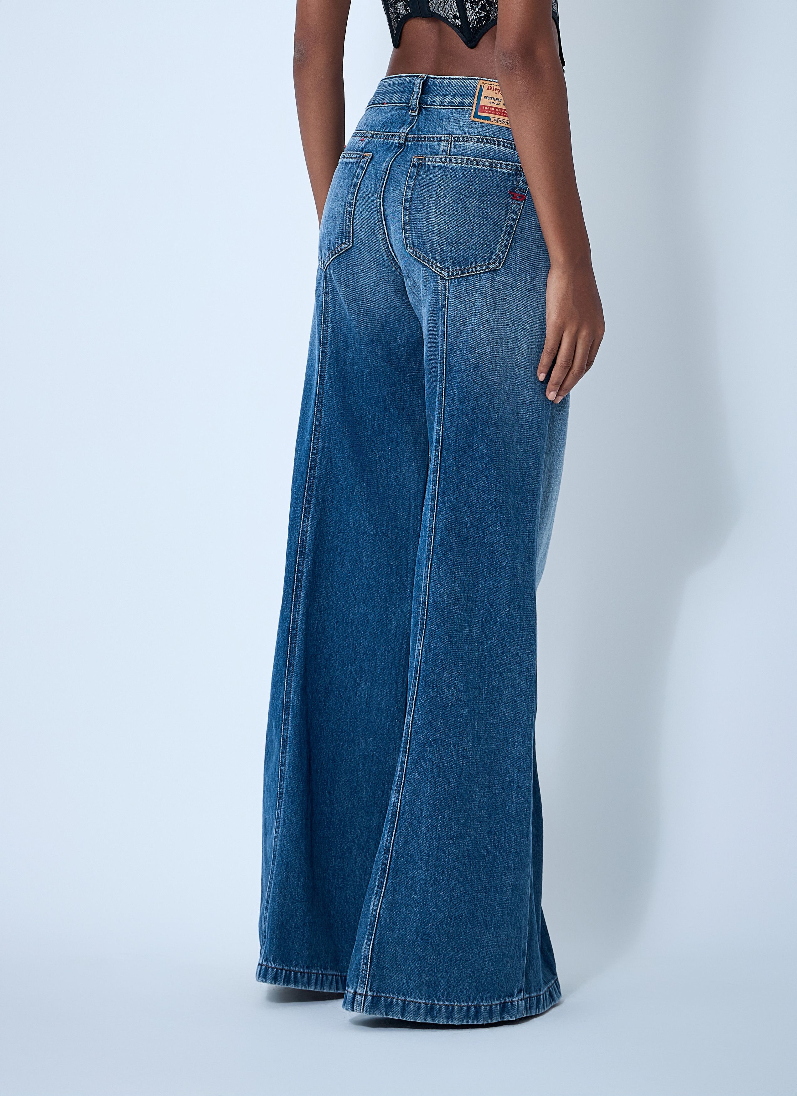 Diesel D-Akii Jeans Size 28" / US 6 / IT 42 - 4 Thumbnail
