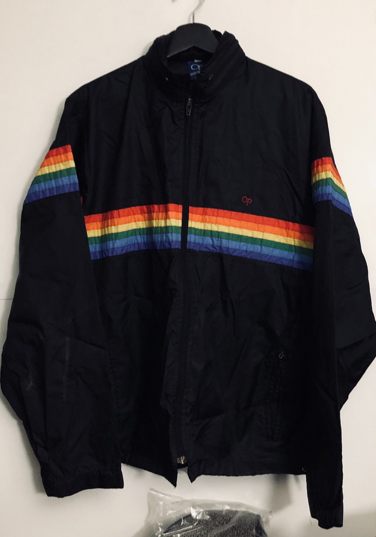 Vintage Vintage Ocean Pacific OP Rainbow Classic Windbreaker Jacket Grailed