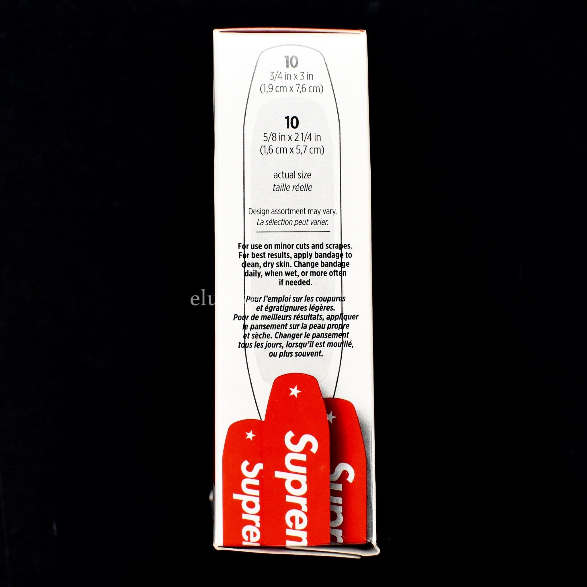 Supreme Band-Aid Red Box Logo Bandages DS Size ONE SIZE - 4 Thumbnail