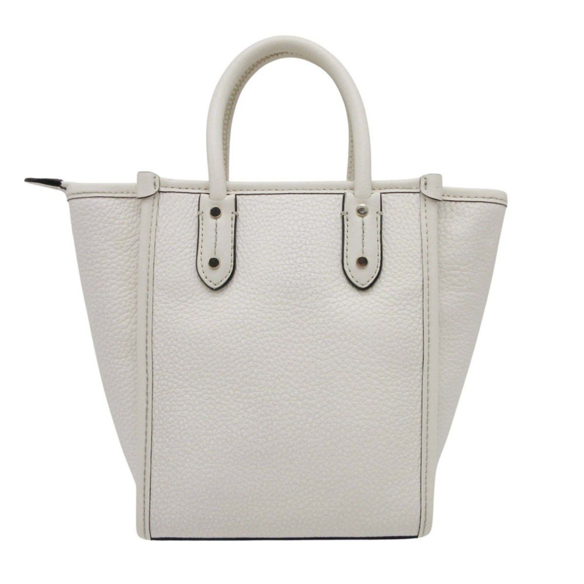 Kate Spade Ella 2WAY Mini Tote Shoulder Bag Handbag Logo Cream Women's