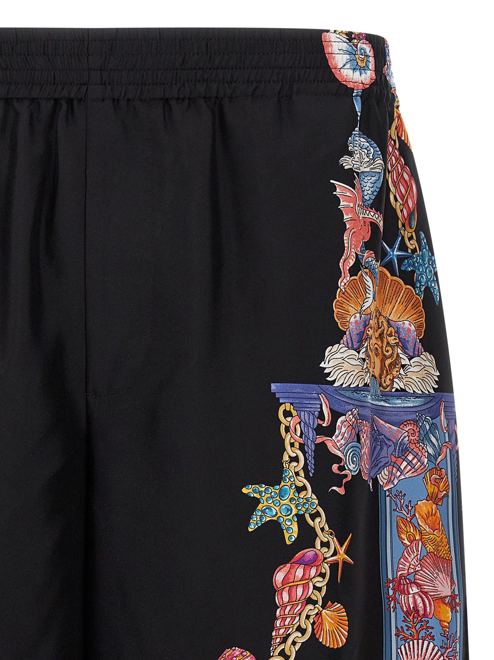 Versace 'Coral Theatre' Print Bermuda Shorts Size US 34 / EU 50 - 3 Thumbnail